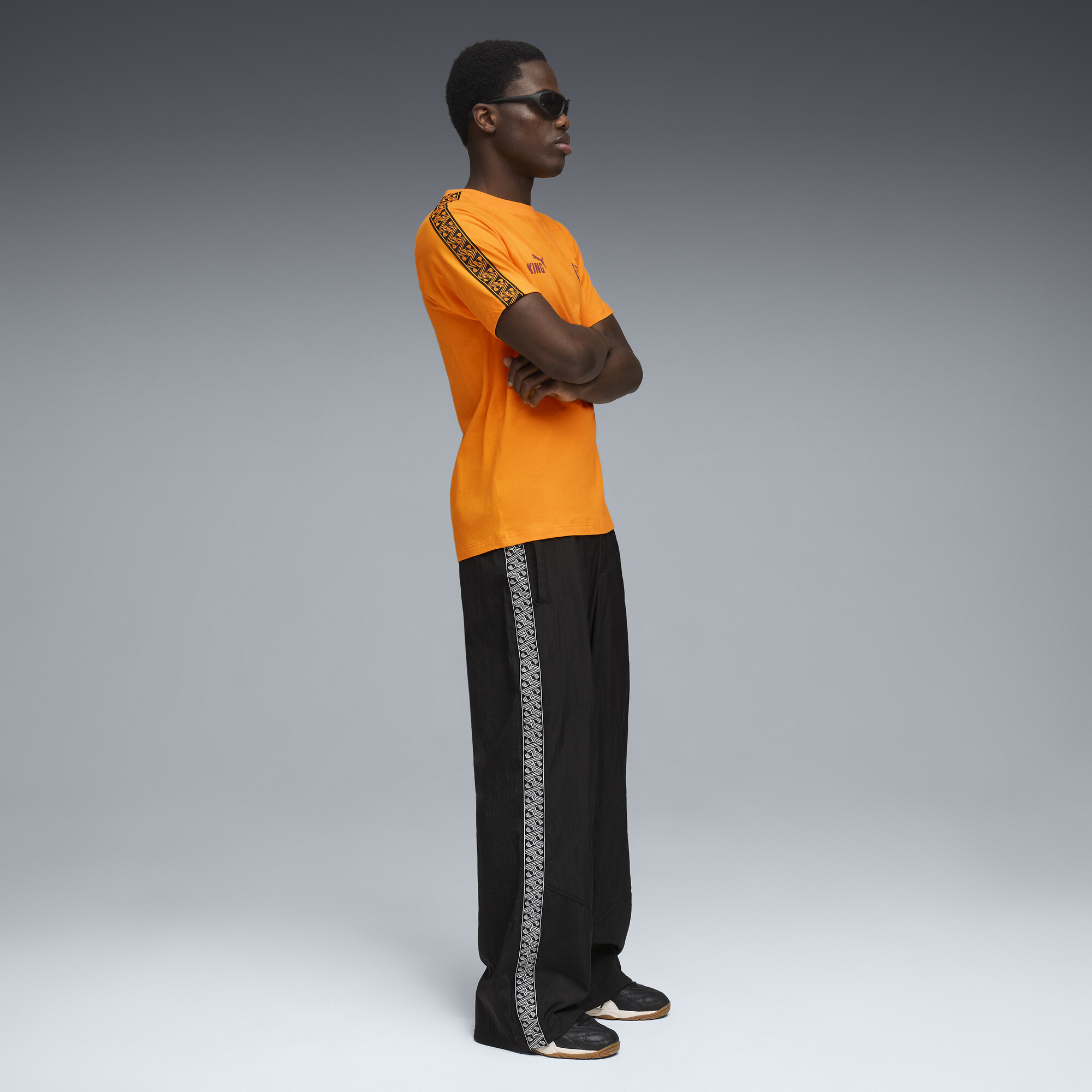 PUMA Galatasaray SK KING T-shirt voor Heren, Oranje, Maat 3XL thumbnail 4