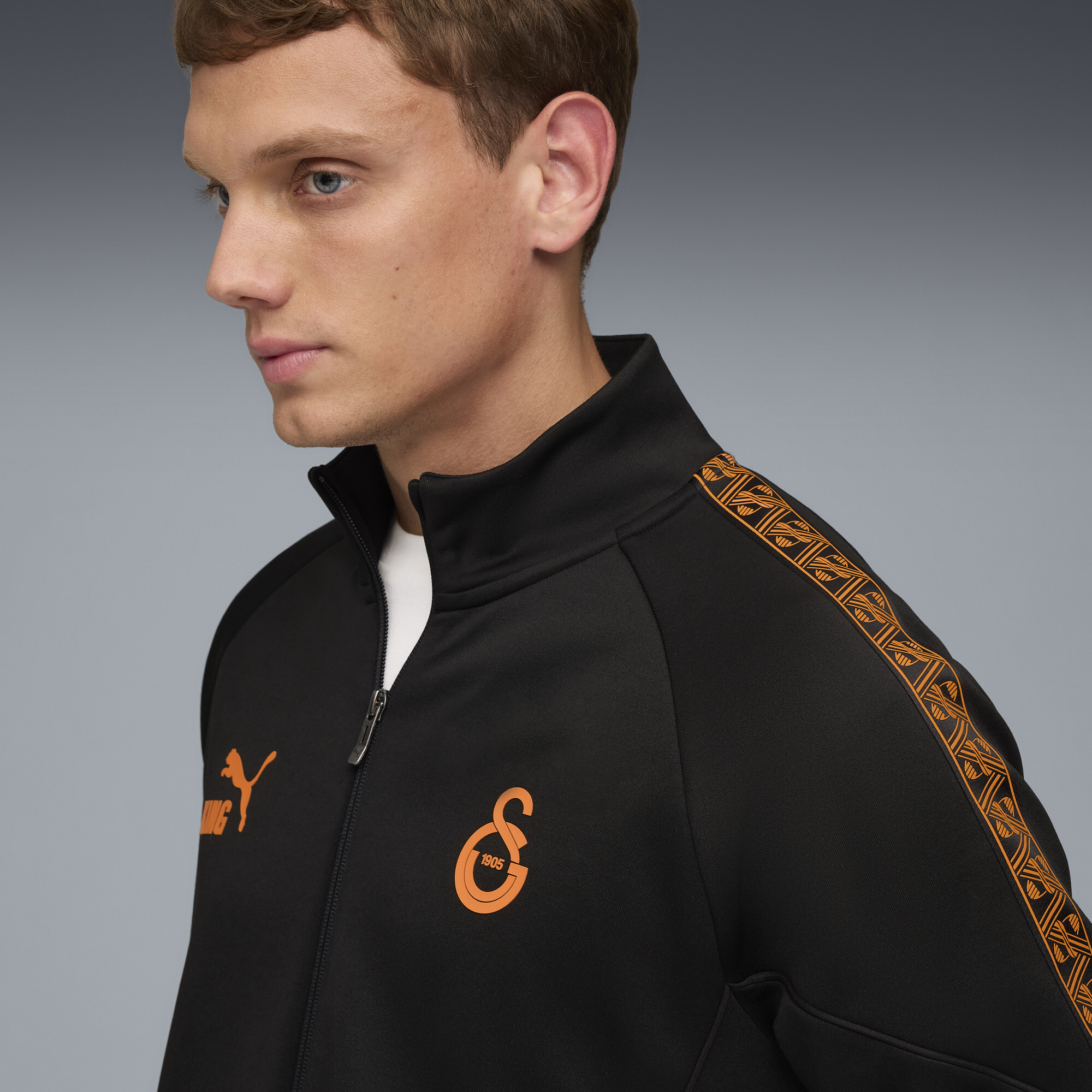 PUMA Galatasaray SK KING Anthem jack voor Heren, Zwart, Maat M thumbnail 7