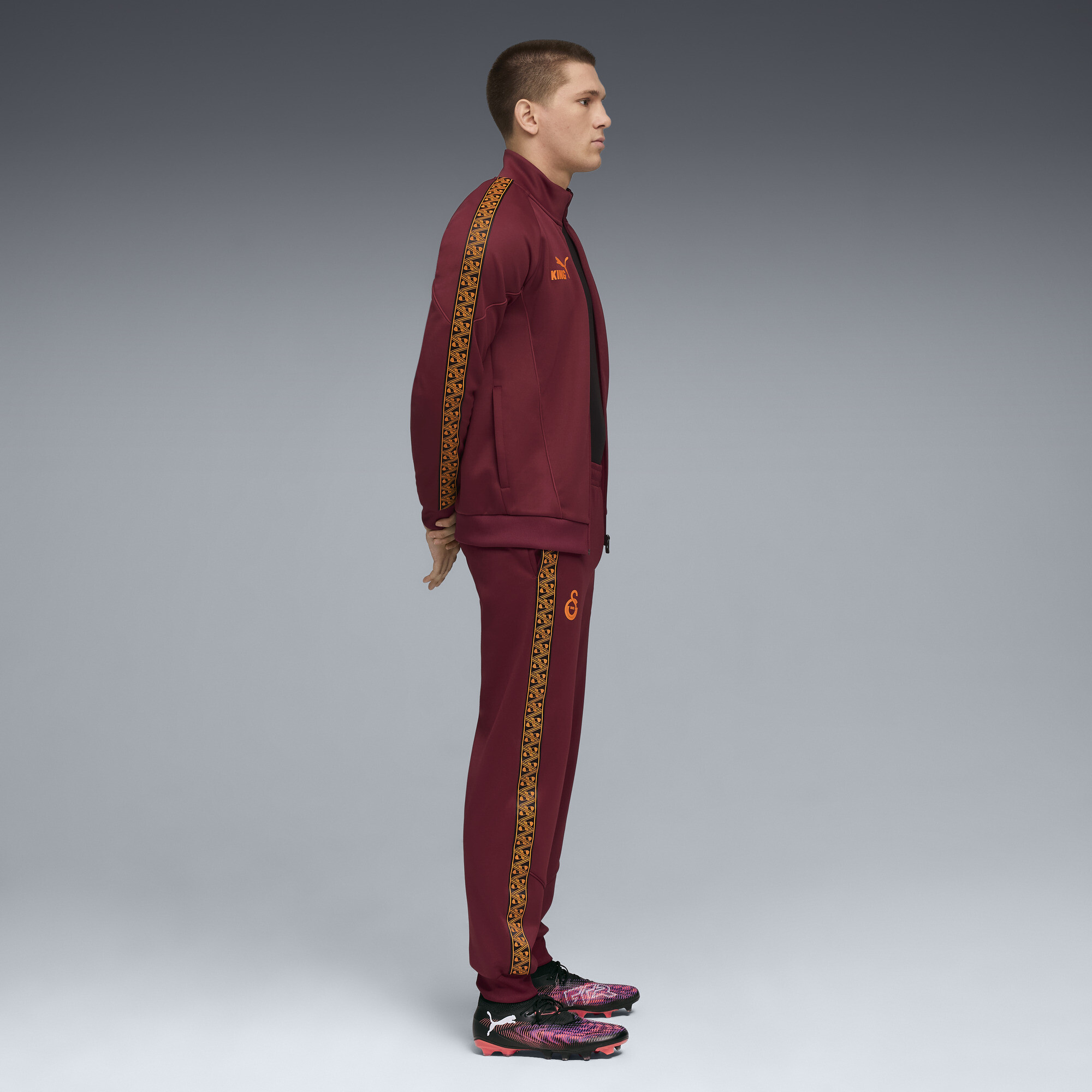 PUMA Galatasaray SK KING Anthem jack voor Heren, Rood, Maat L thumbnail 5