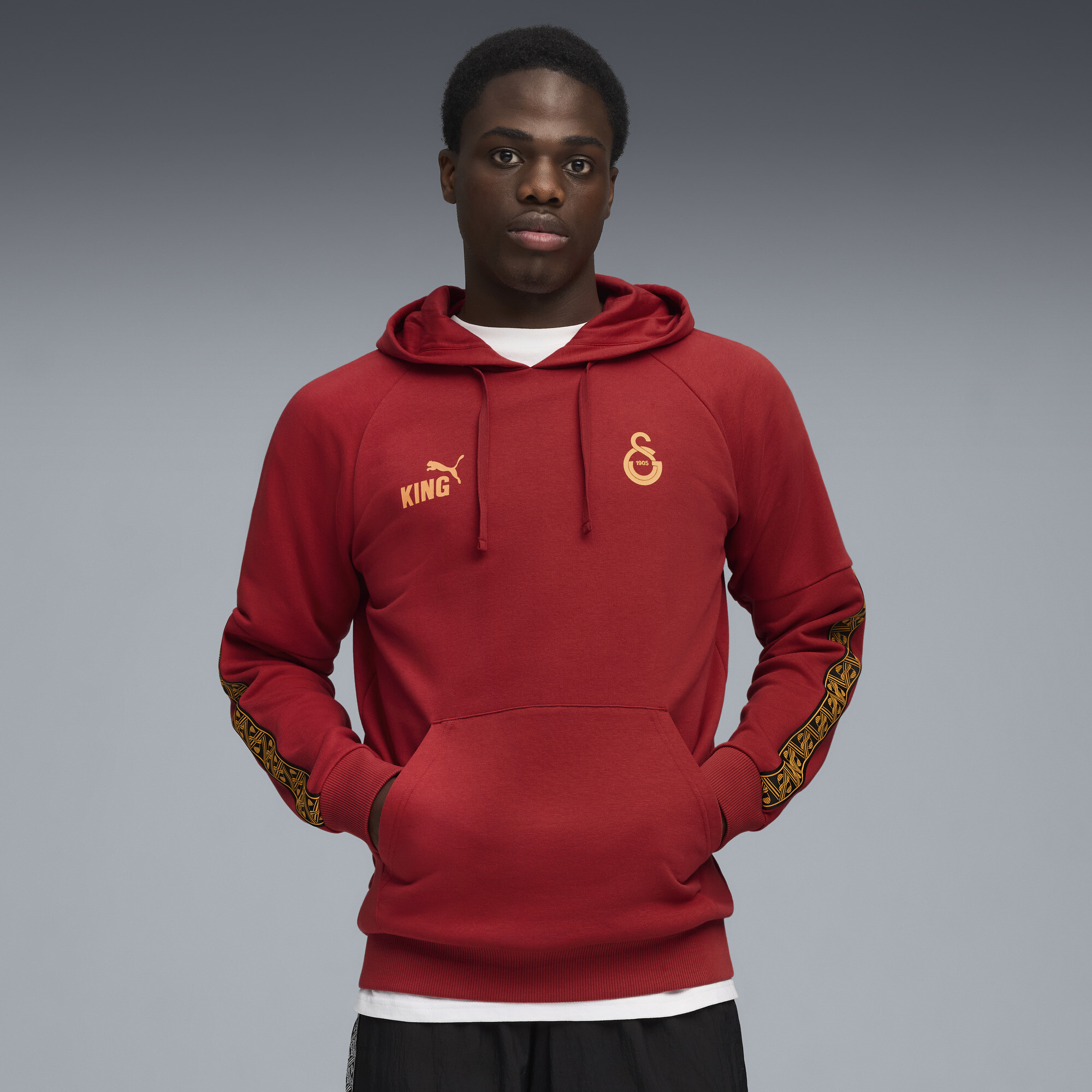 PUMA Galatasaray SK KING hoodie voor Heren, Rood, Maat 3XL thumbnail 6