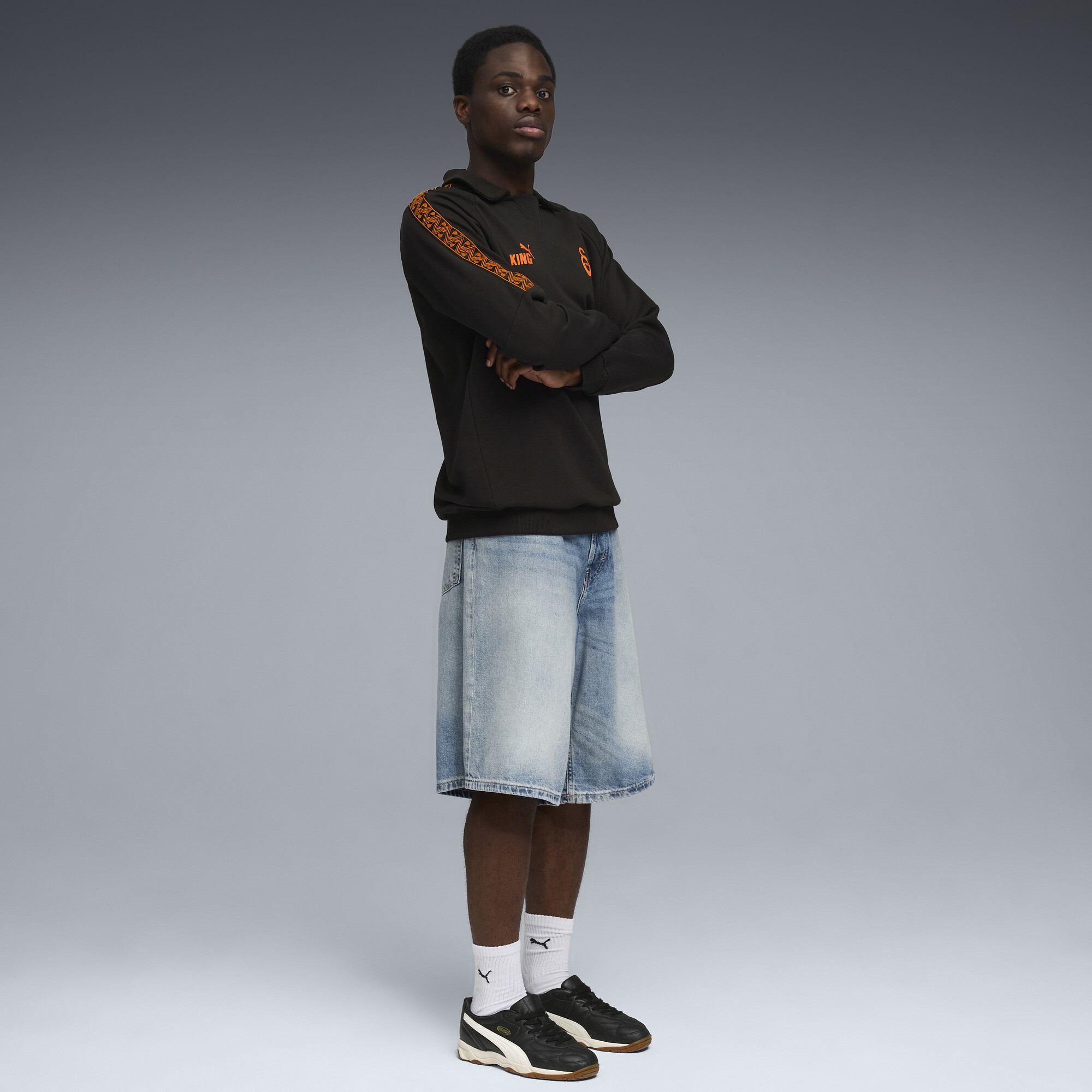 PUMA Galatasaray SK KING Drill top voor Heren, Zwart, Maat XXS thumbnail 4