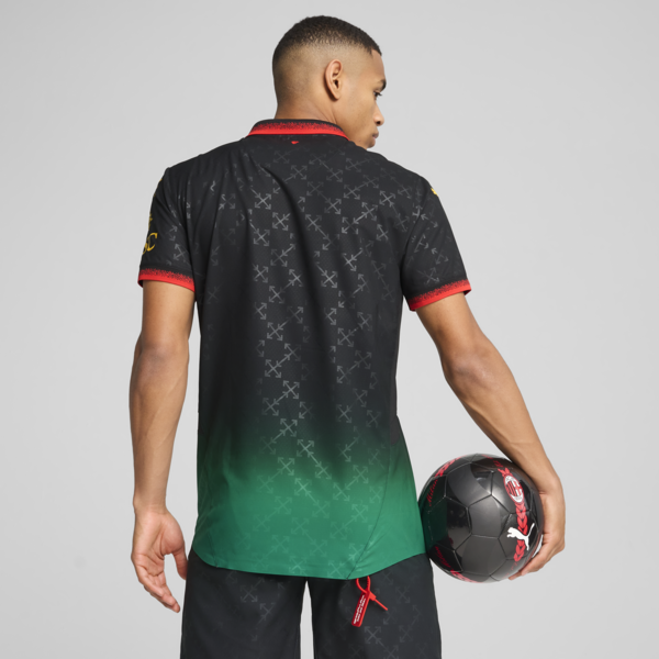 Camiseta original AC MILAN x OFF-WHITE™ para hombre, PUMA Black-Power Green, large-ARG