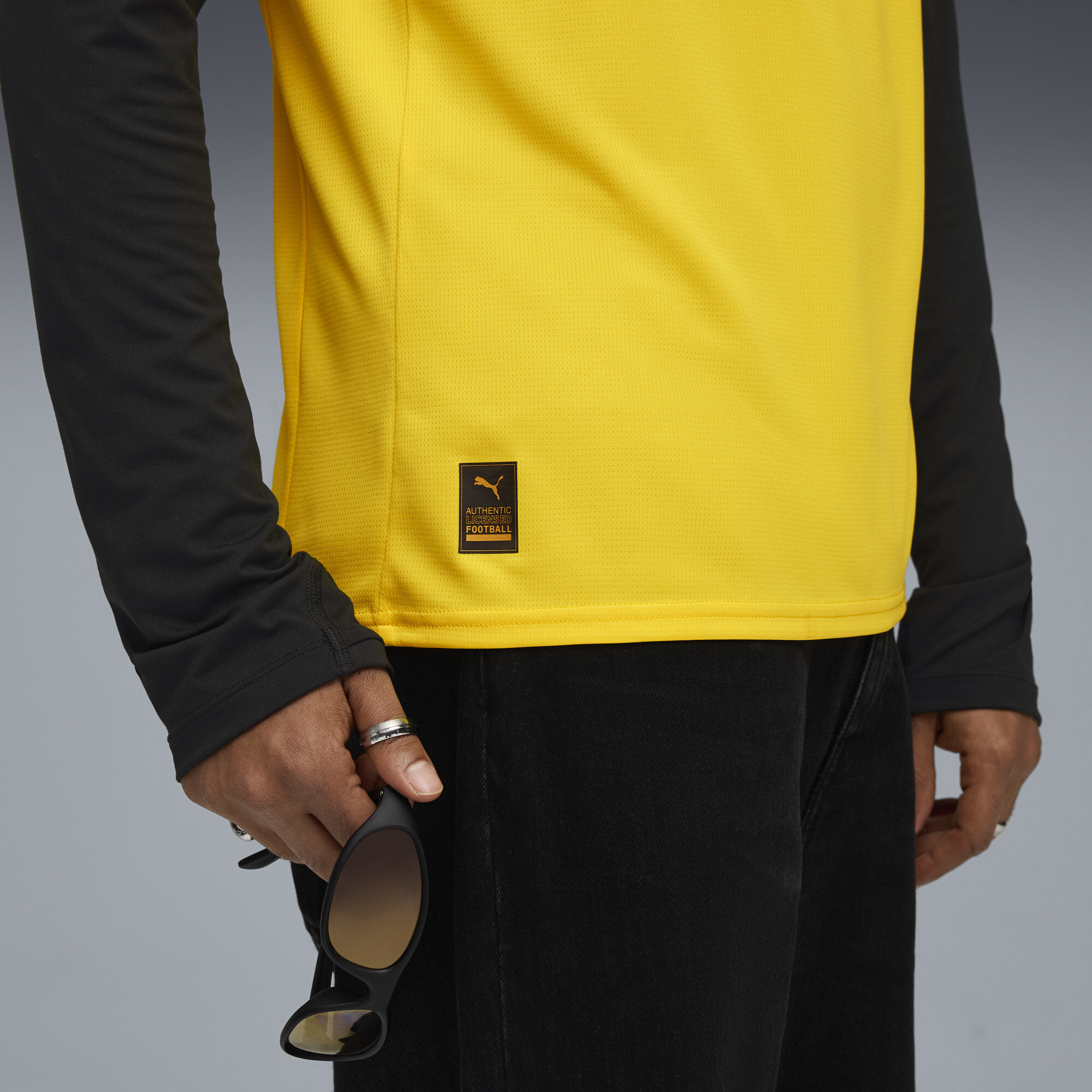 PUMA Girona FC 25/26 uitshirt voor Heren, Rood/Geel, Maat XXL thumbnail 2