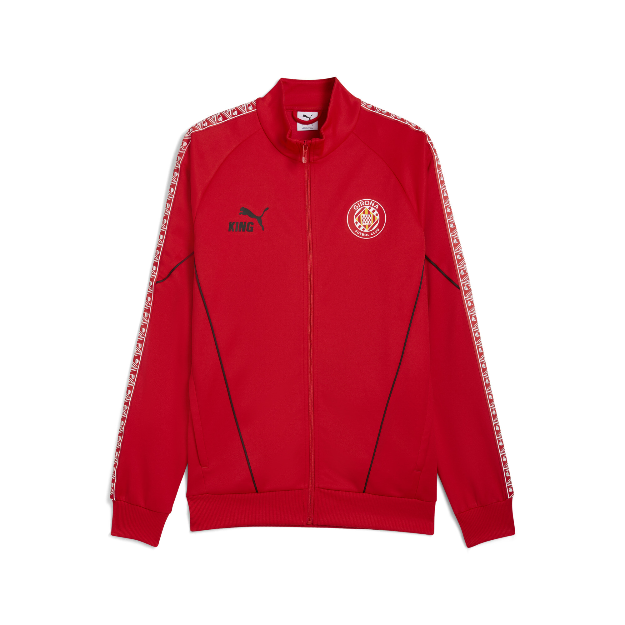 PUMA Girona FC KING Anthem jack voor Heren, Rood/Wit, Maat S thumbnail 3