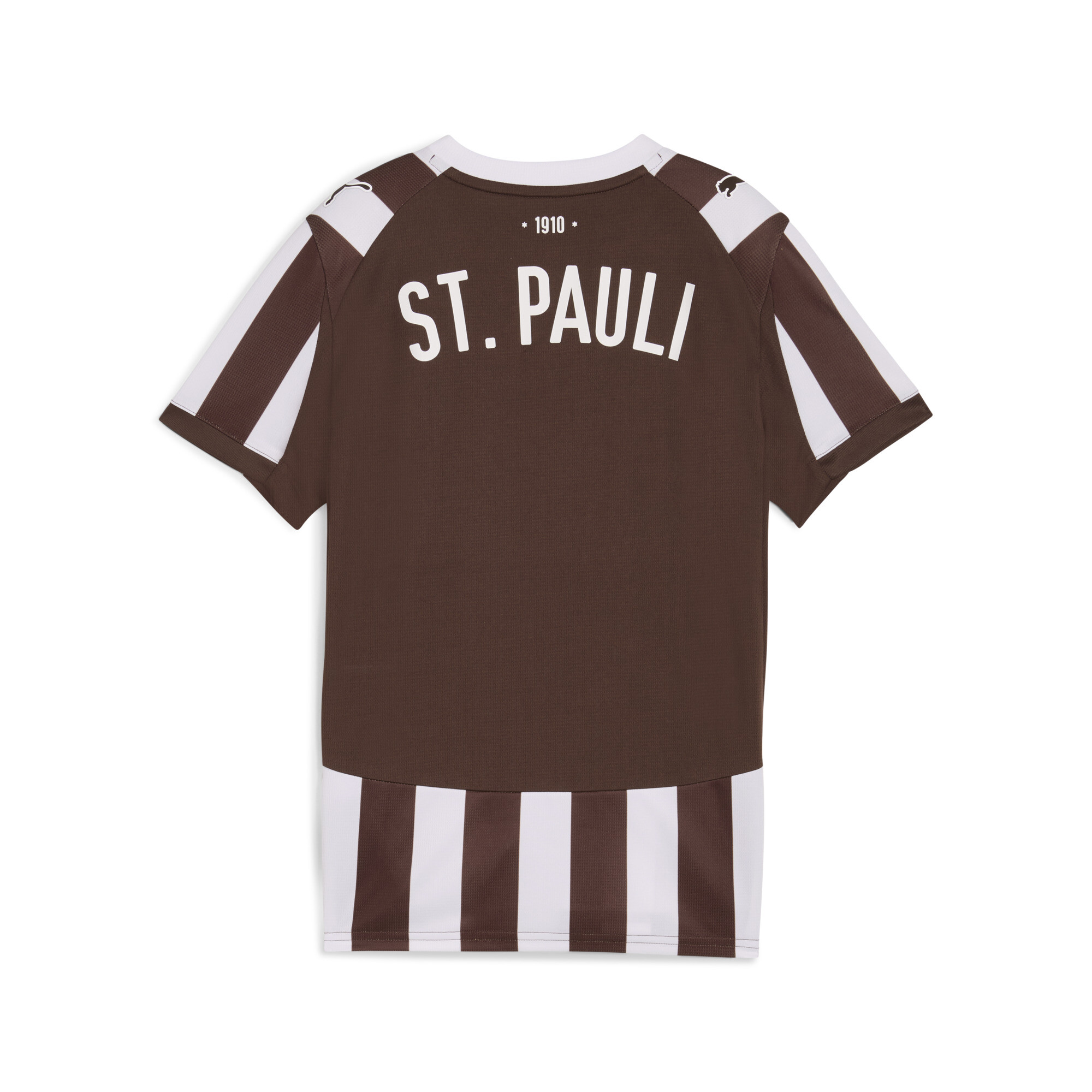 PUMA FC St. Pauli 25/26 thuisshirt, Wit/Bruin, Maat 4-5Y thumbnail 2