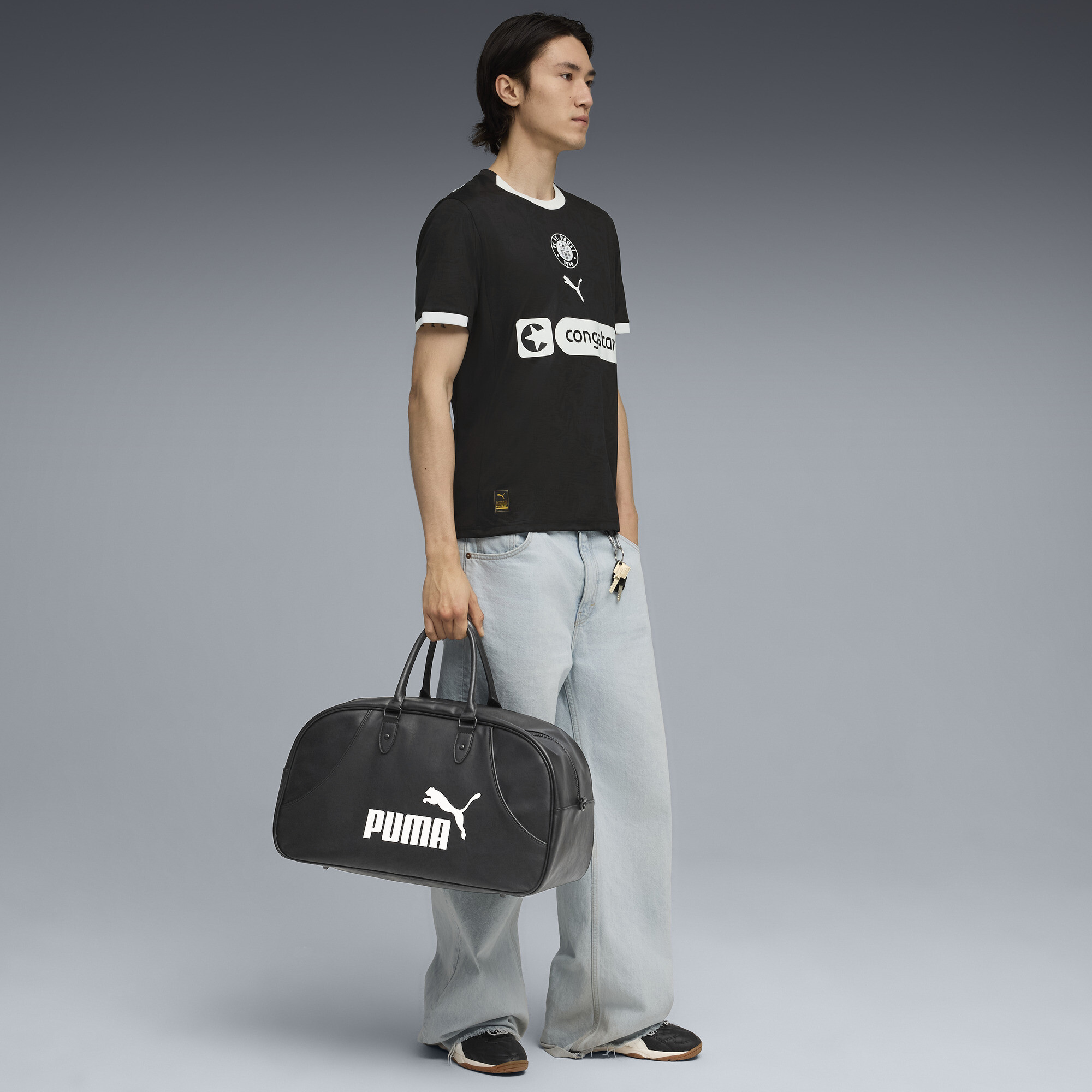 PUMA FC St. Pauli 25/26 derde shirt voor Heren, Zwart/Wit, Maat M thumbnail 4