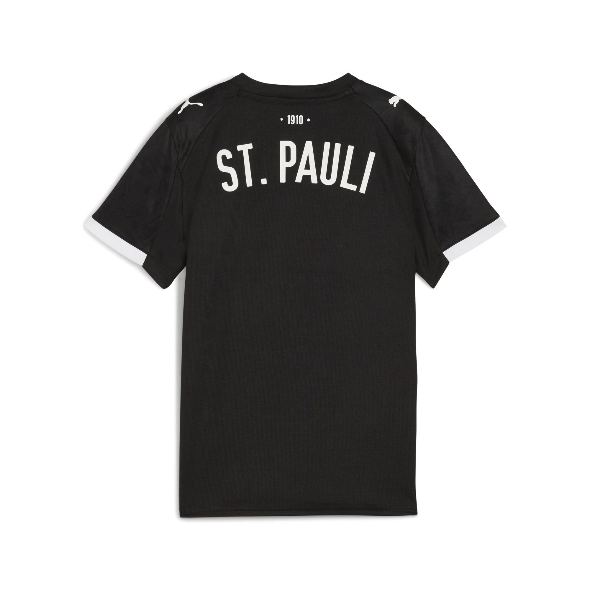 PUMA FC St. Pauli 25/26 derde shirt, Zwart/Wit, Maat 3-4Y thumbnail 2