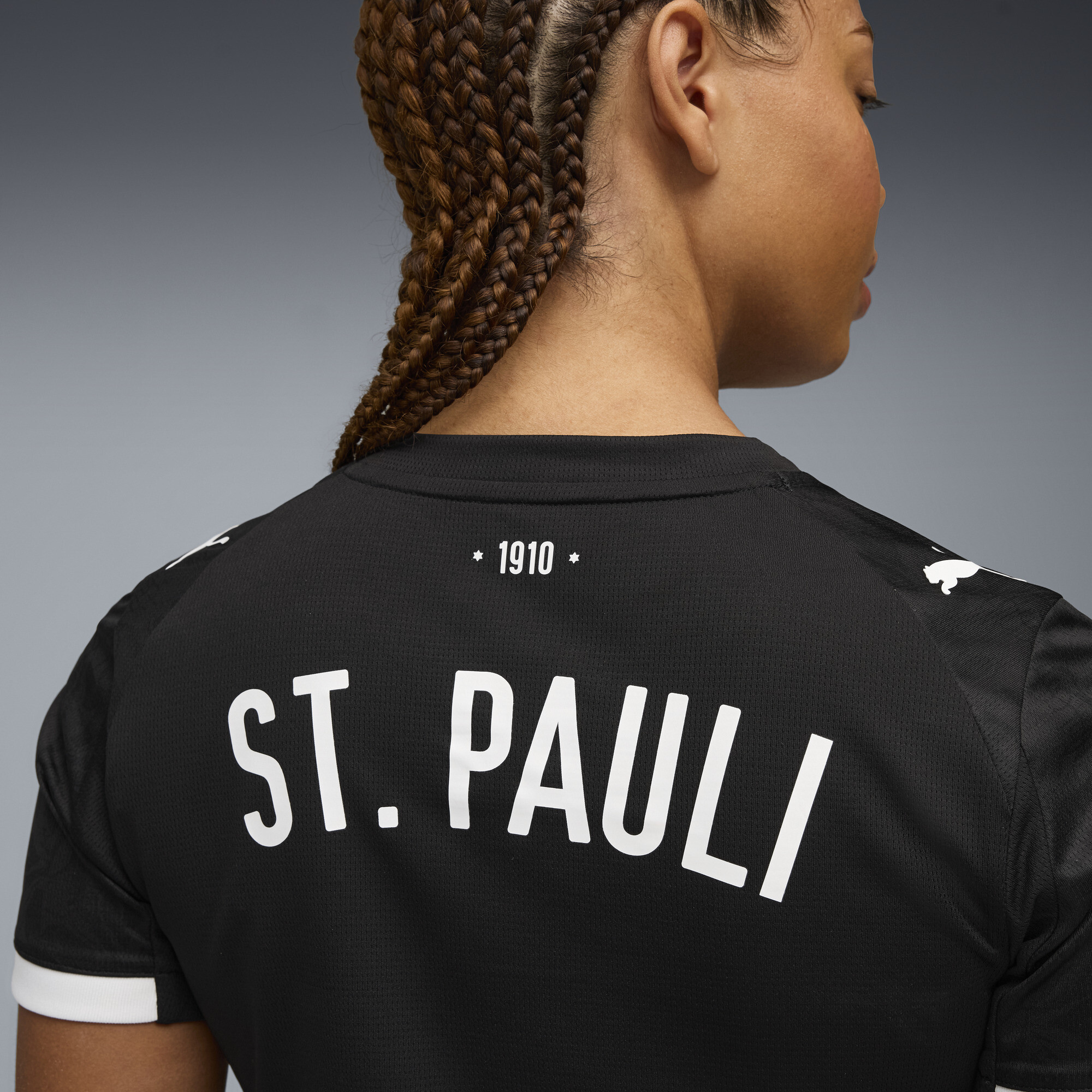 PUMA FC St. Pauli 25/26 derde shirt voor Dames, Zwart/Wit, Maat XS thumbnail 5