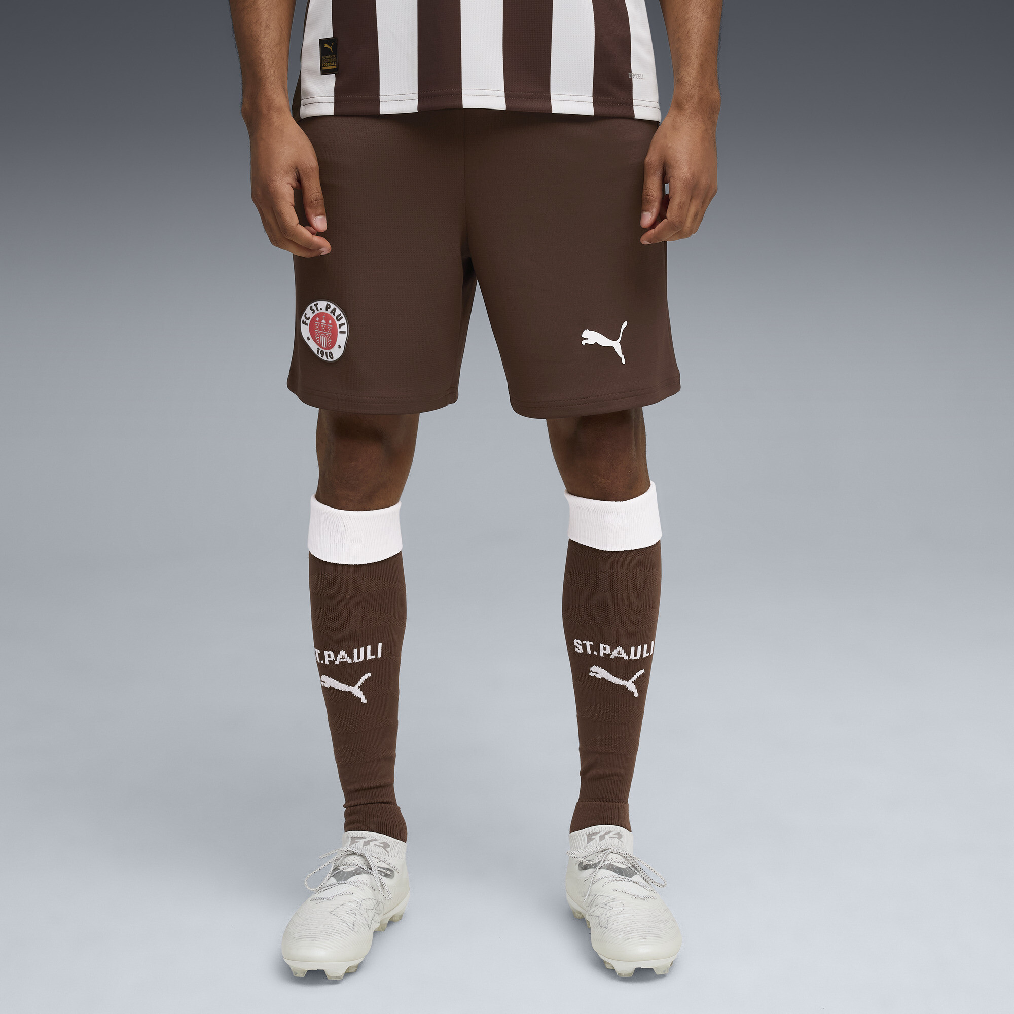 PUMA FC St. Pauli 25/26 short voor Heren, Bruin, Maat S thumbnail 6