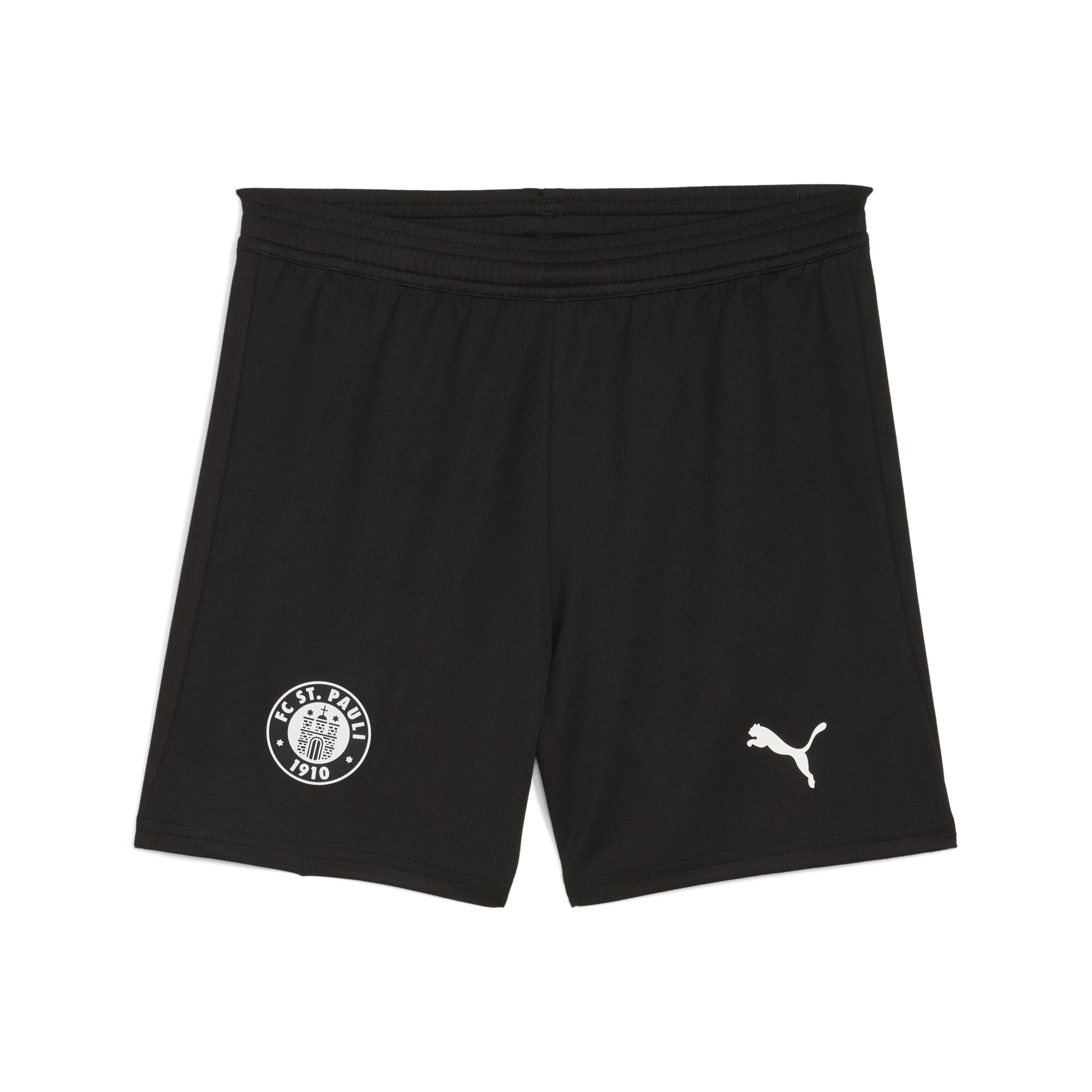PUMA FC St. Pauli 25/26 short, Zwart/Wit, Maat 15-16Y thumbnail 3