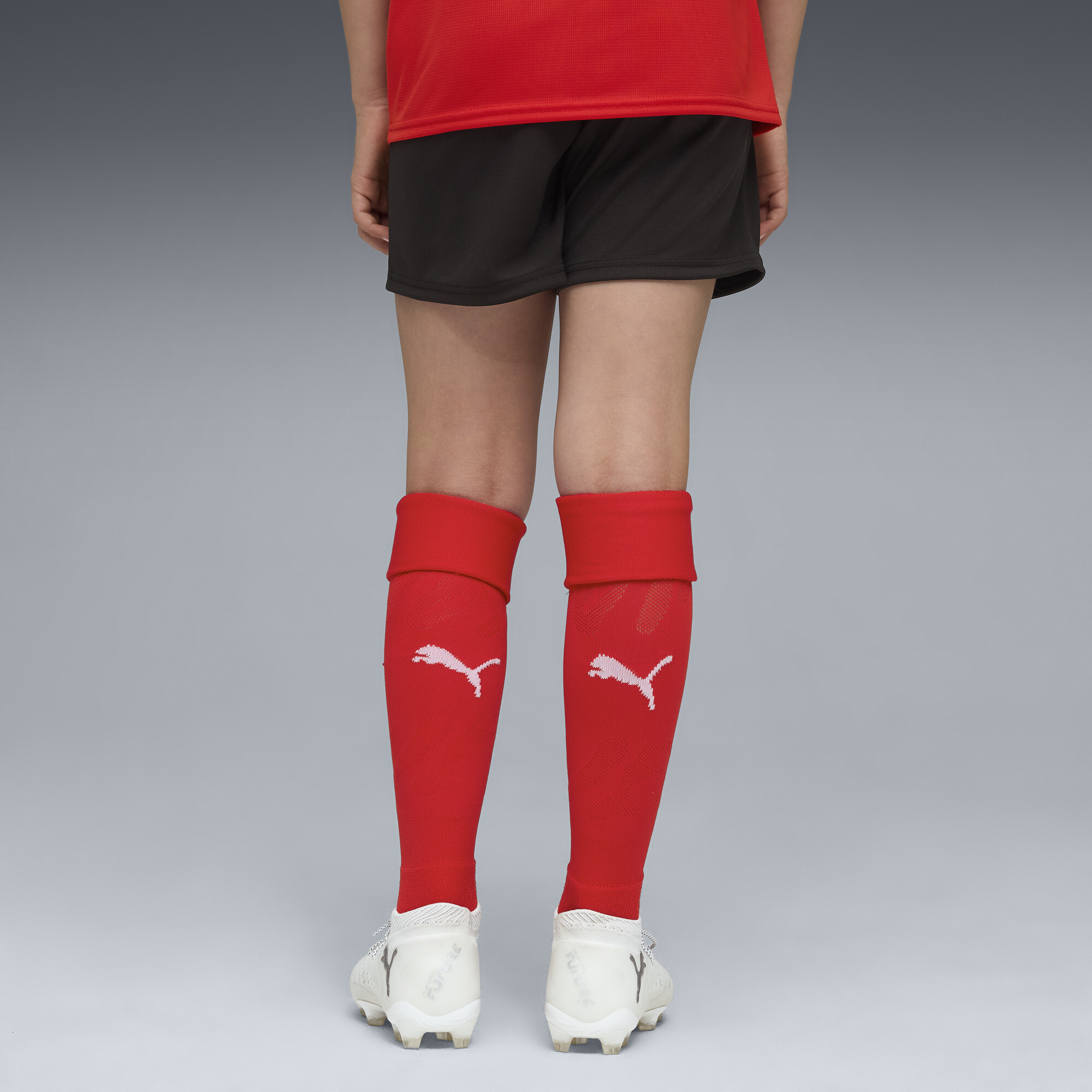 PUMA Oostenrijk 2026 short, Zwart/Rood, Maat 15-16Y thumbnail 5