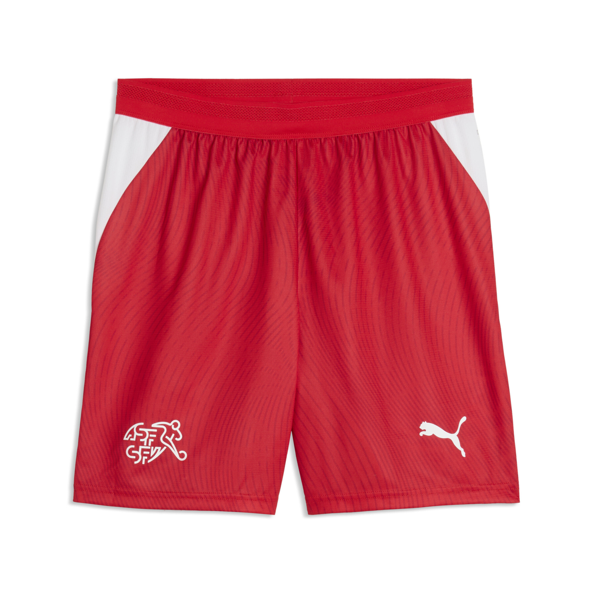 PUMA Zwitserland 2026 short voor Heren, Rood/Wit, Maat 3XL