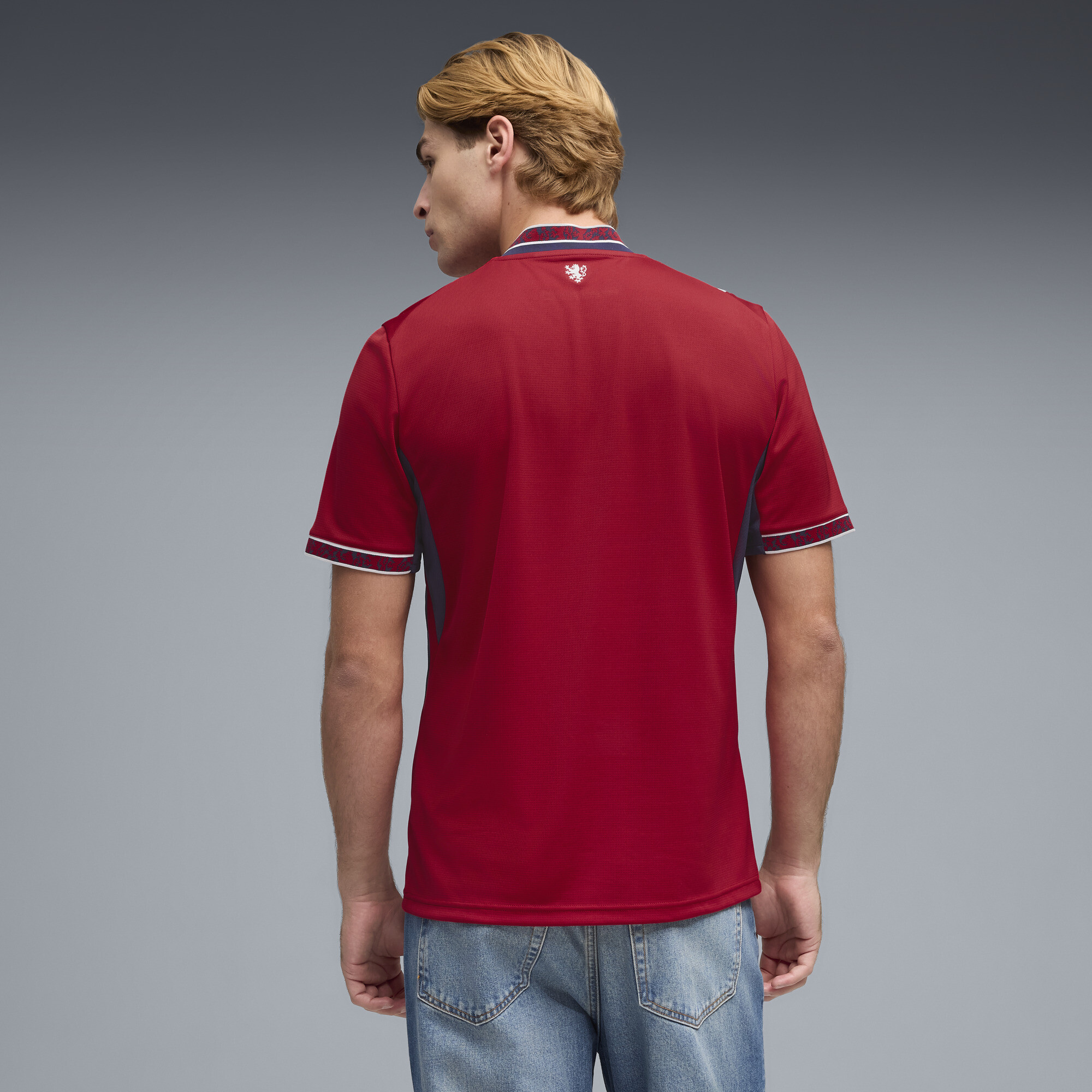 PUMA TsjechiÃ« 2026 thuisshirt voor Heren, Blauw, Maat XS thumbnail 4