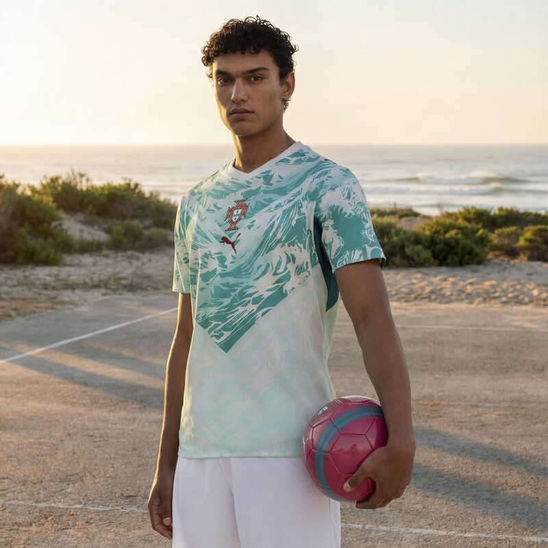 

Men's PUMA Portugal 2026 Football Authentic Away Jersey