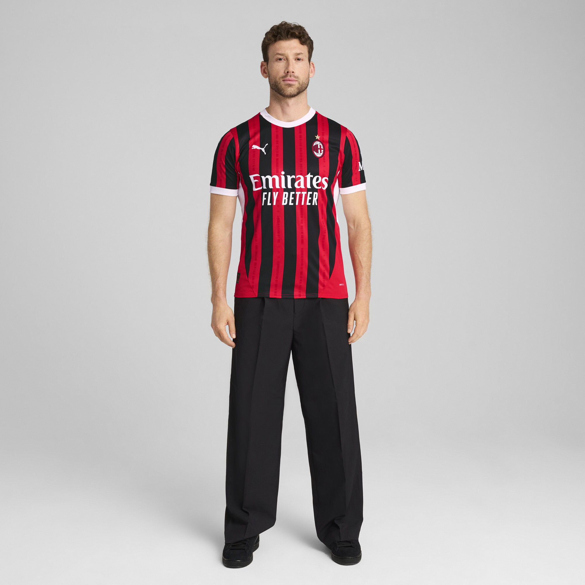 AC Milan 24/25 thuisshirt Pulisic voor Heren, Zwart/Rood, Maat L | PUMA