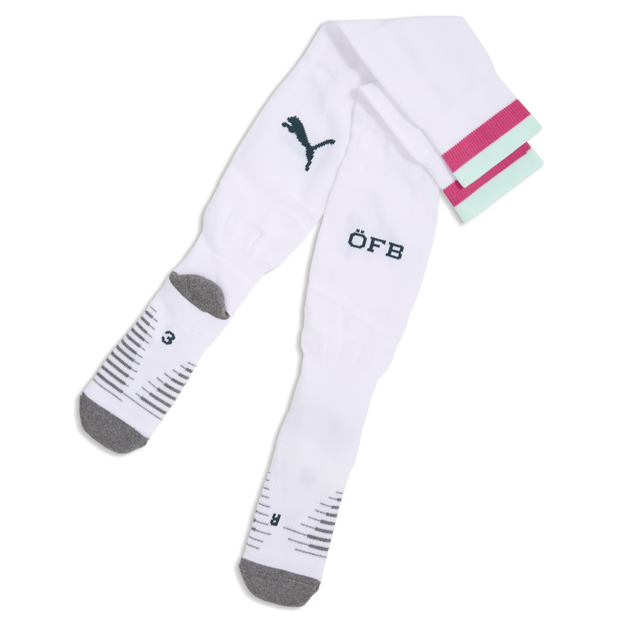 PUMA Chaussettes de football rayées Autriche 2026 Homme Vêtements 35 - vue 1