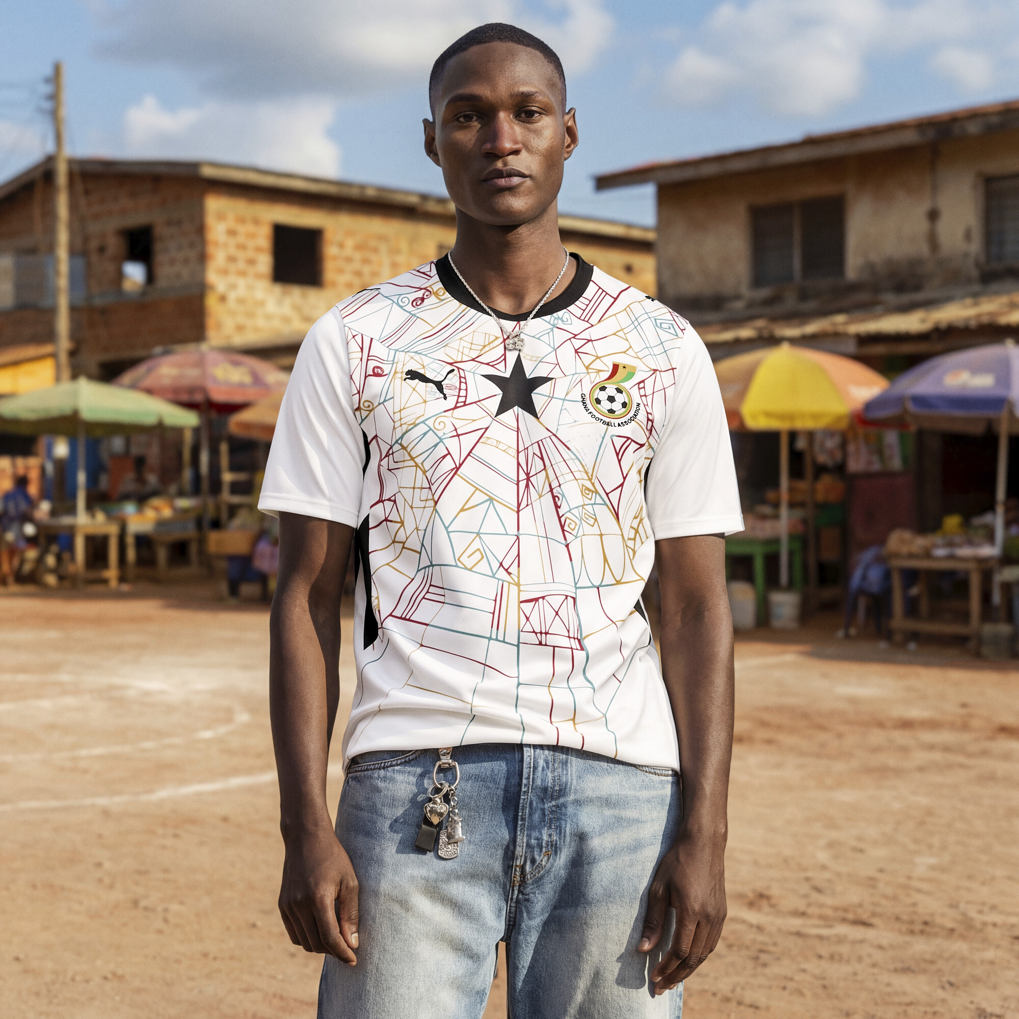 Ghana Home Jersey Men | white | PUMA South Africa
