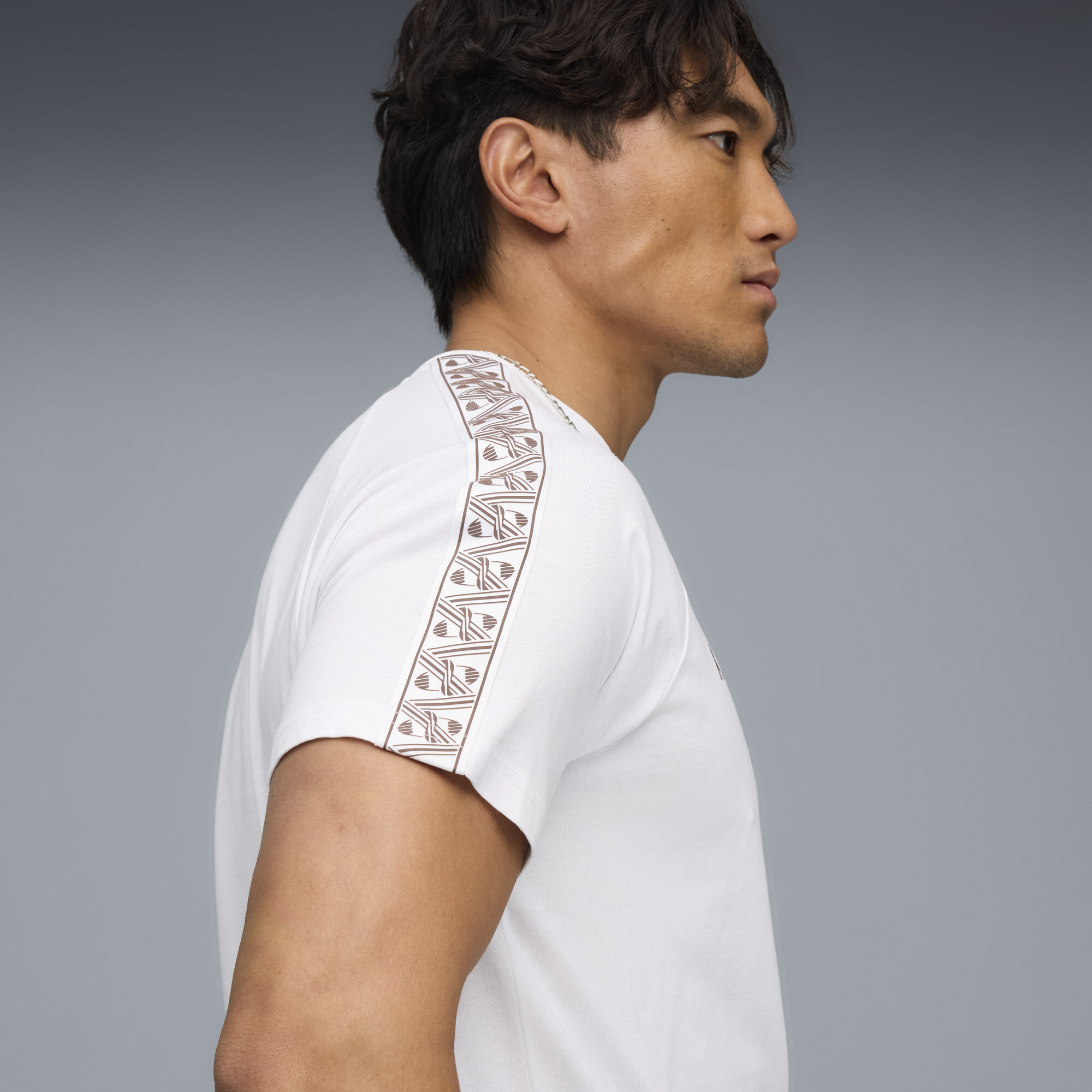 PUMA FC St. Pauli KING T-shirt voor Heren, Wit/Bruin, Maat XXL thumbnail 5