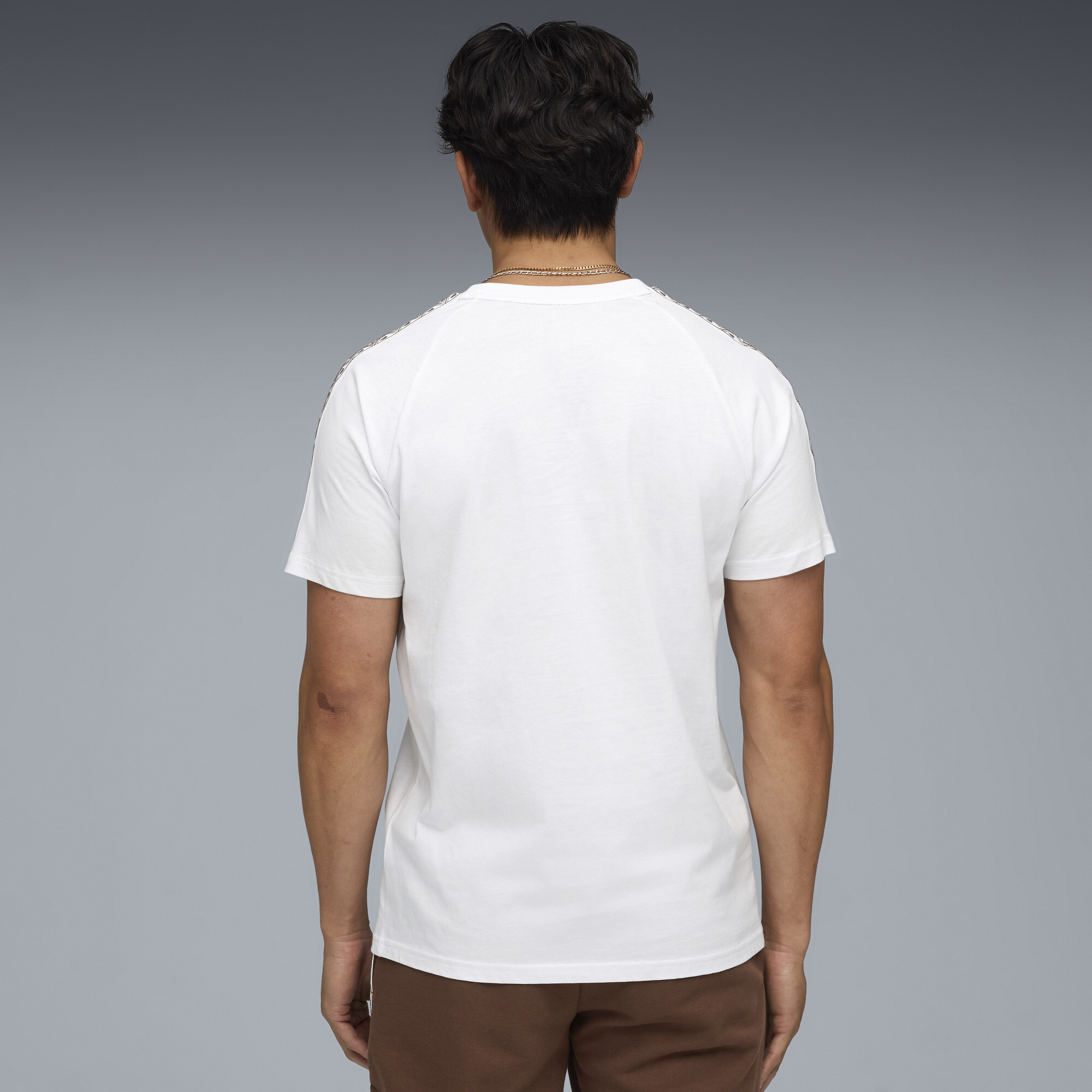 PUMA FC St. Pauli KING T-shirt voor Heren, Wit/Bruin, Maat XXL thumbnail 3