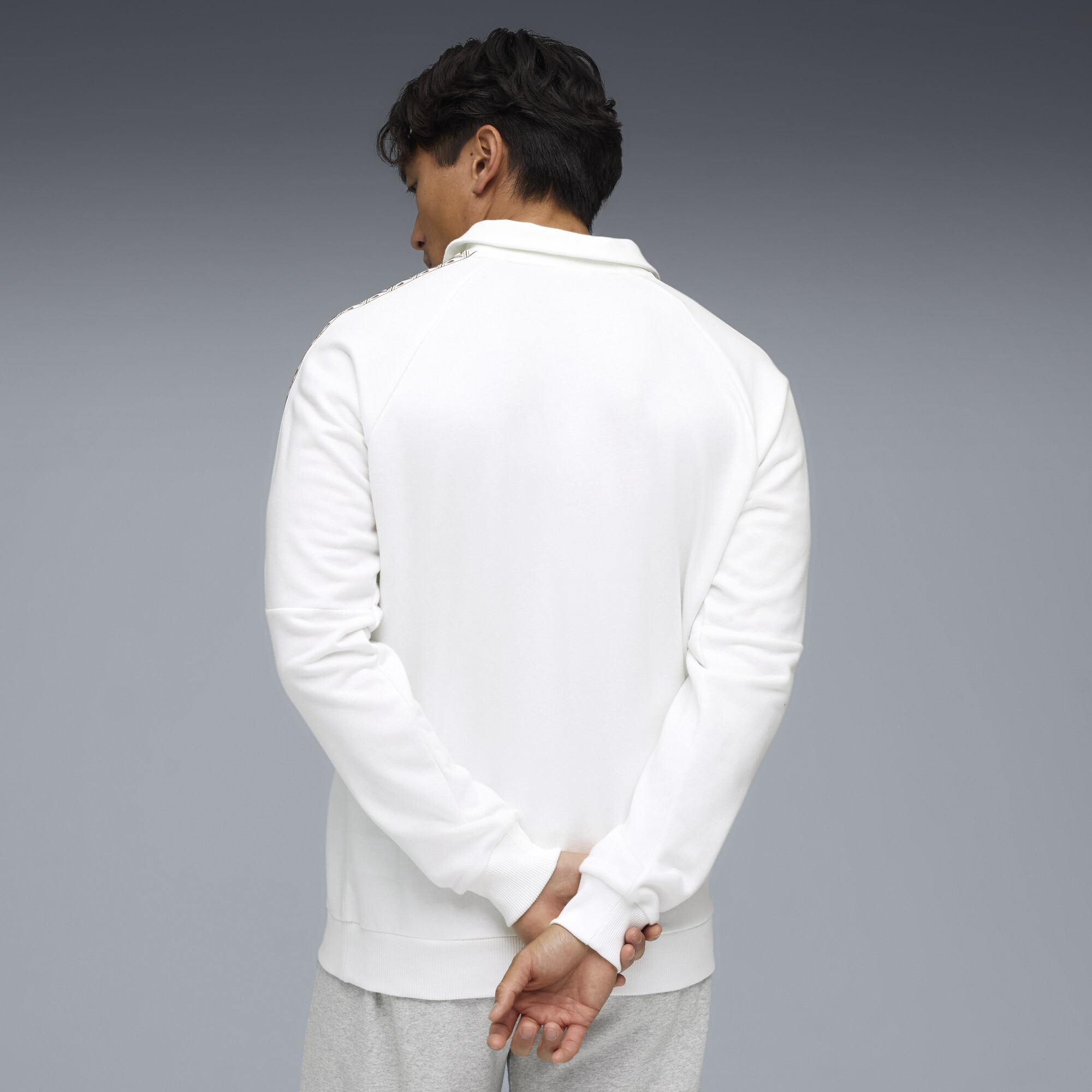 PUMA FC St. Pauli KING Drill top voor Heren, Wit/Bruin, Maat 3XL thumbnail 3