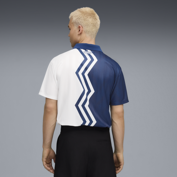 Jersey retro STRT del CF Monterrey para hombre, Persian Blue-PUMA White, large-MEX