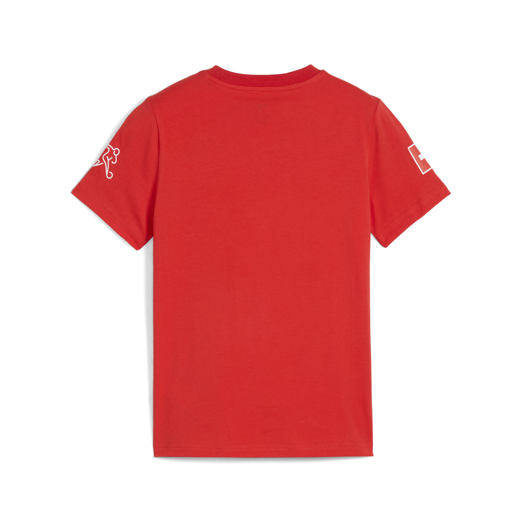 PUMA Zwitserland ftblCulture T-shirt voor Heren, Rood/Wit, Maat 5-6Y thumbnail 2