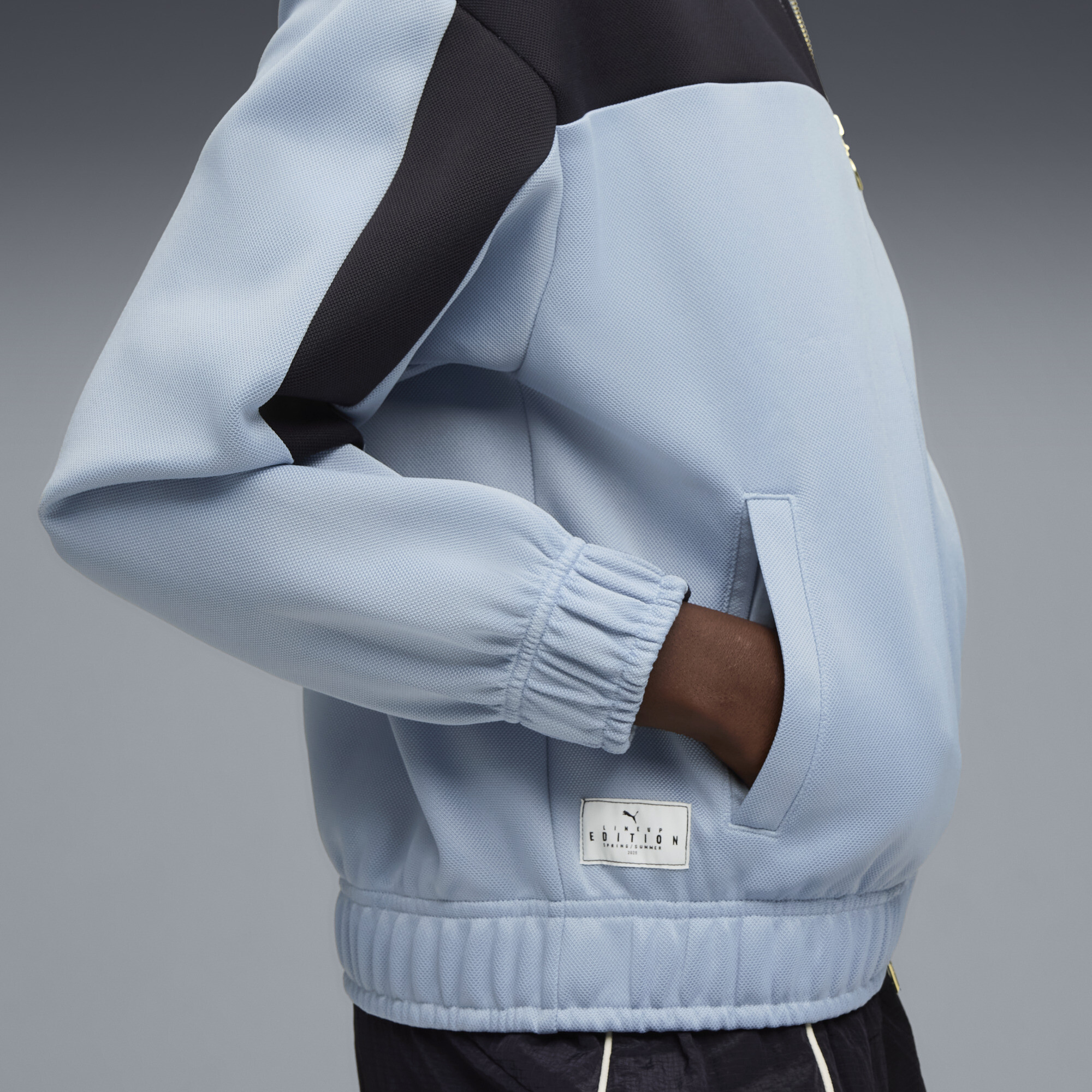 PUMA FtblEdition voetbaltrainingsjack voor Dames, Blauw/Grijs, Maat XXL thumbnail 7