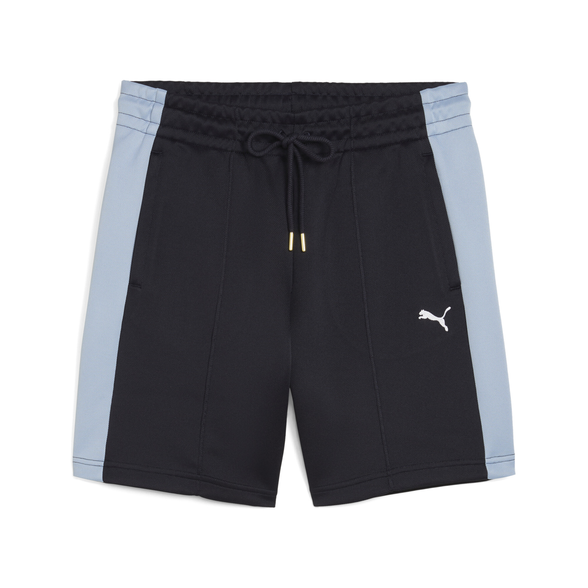 Puma FtblEdition T7 Fußballshorts Damen | Mit Color Blocking | Navy/Blue Wash | Größe: L