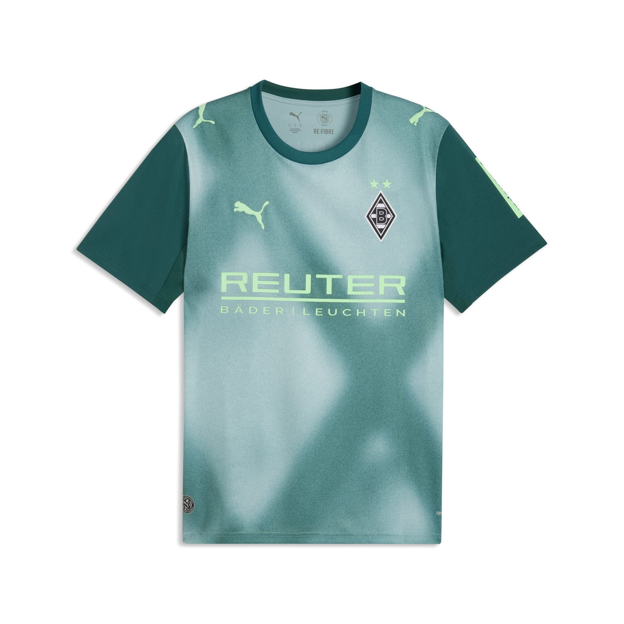 PUMA Maillot Third 2627 Borussia Mnchengladbach Homme Accessoires Vert S 100$