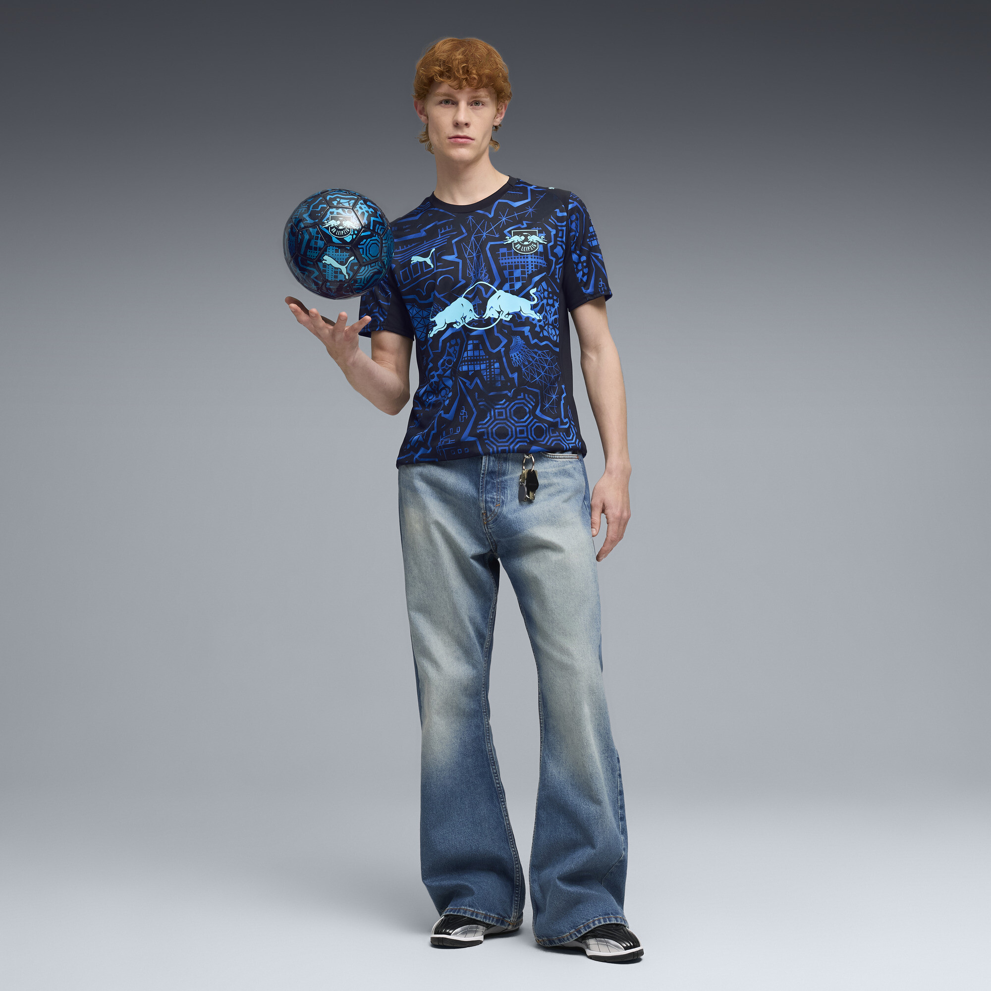 PUMA RB Leipzig Special Edition voetbalshirt voor Heren, Blauw/Zwart, Maat M thumbnail 6