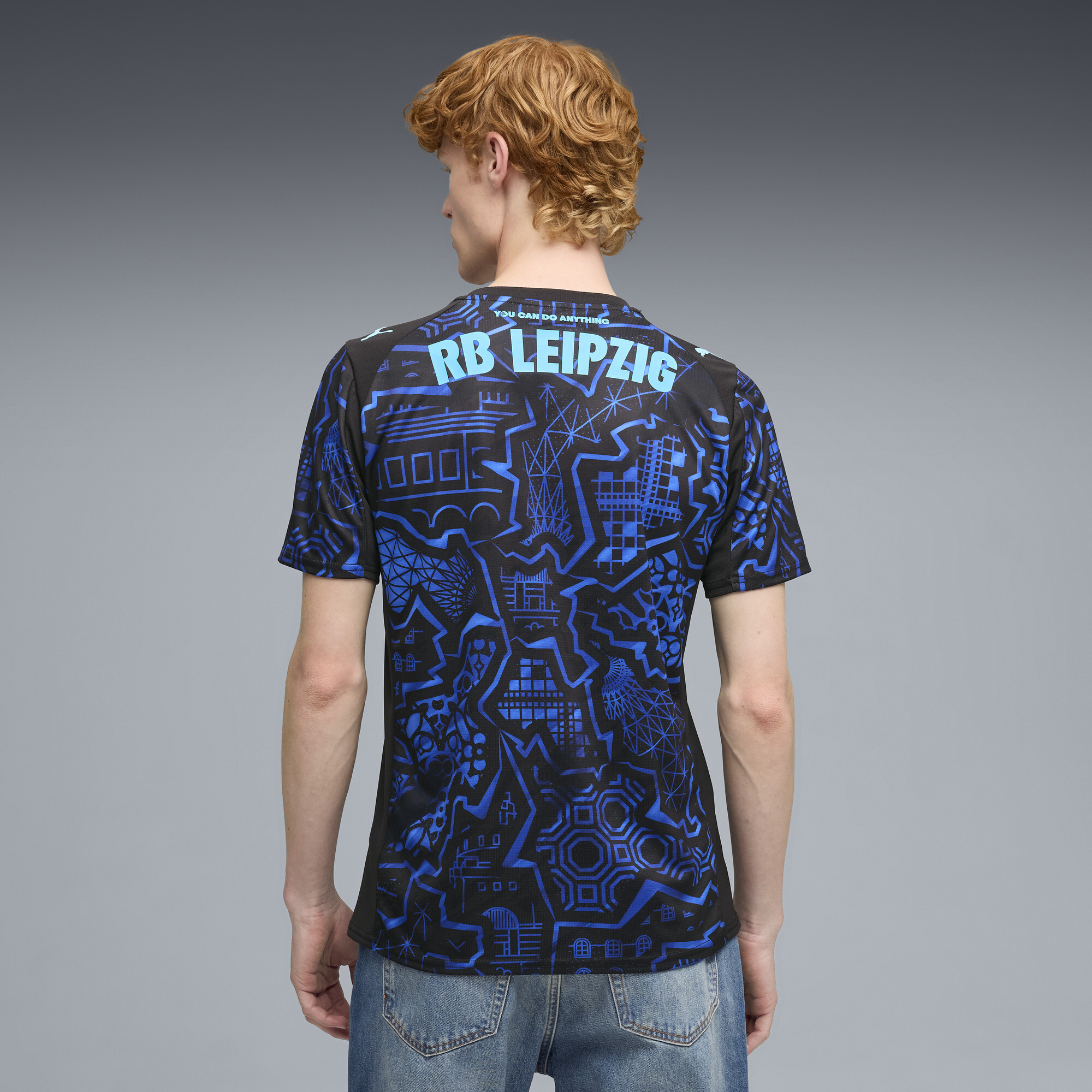 PUMA RB Leipzig Special Edition voetbalshirt voor Heren, Blauw/Zwart, Maat M thumbnail 5
