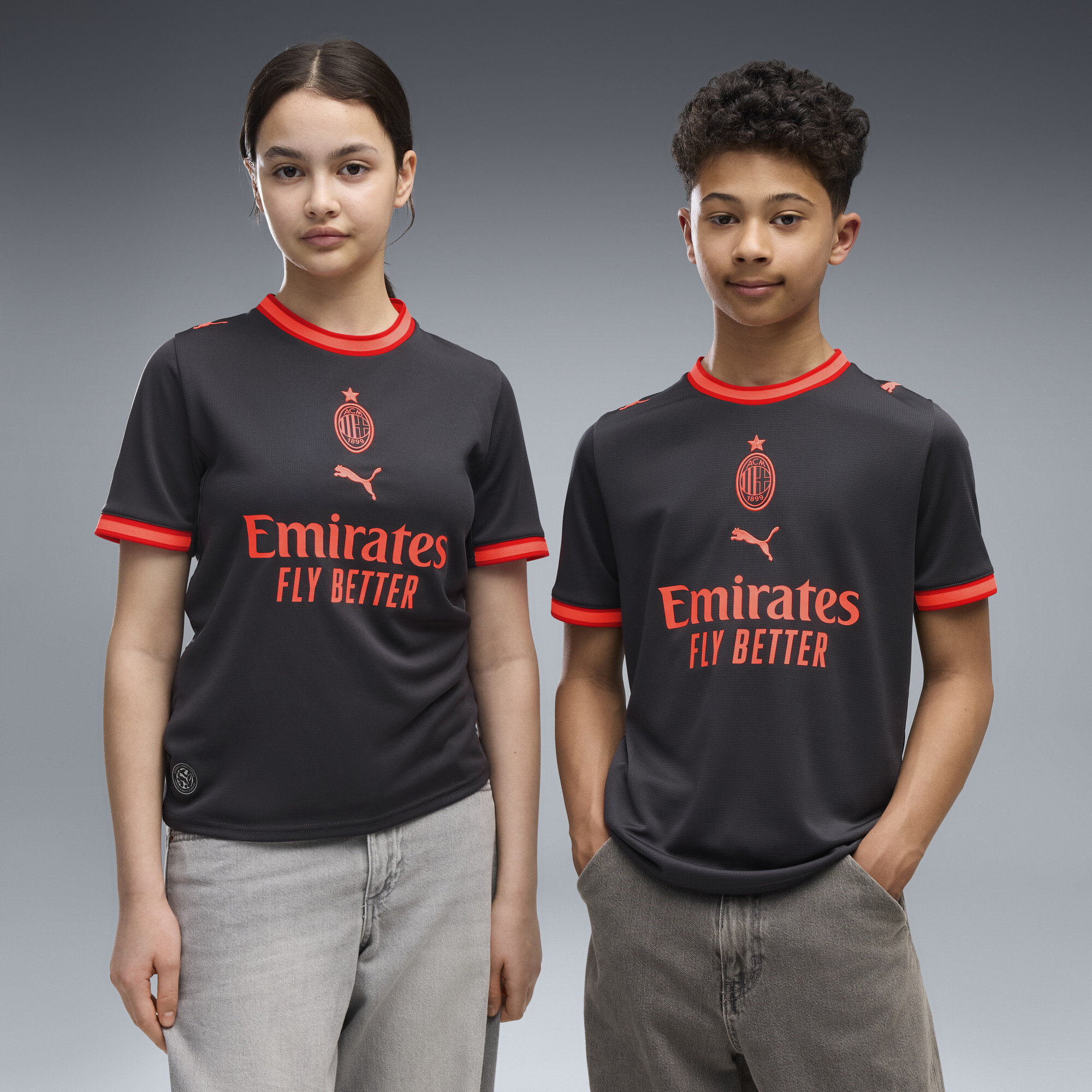PUMA Maillot Third 2627 AC Milan Enfant et Adolescent Vtements Gris 7-8Y 80 €