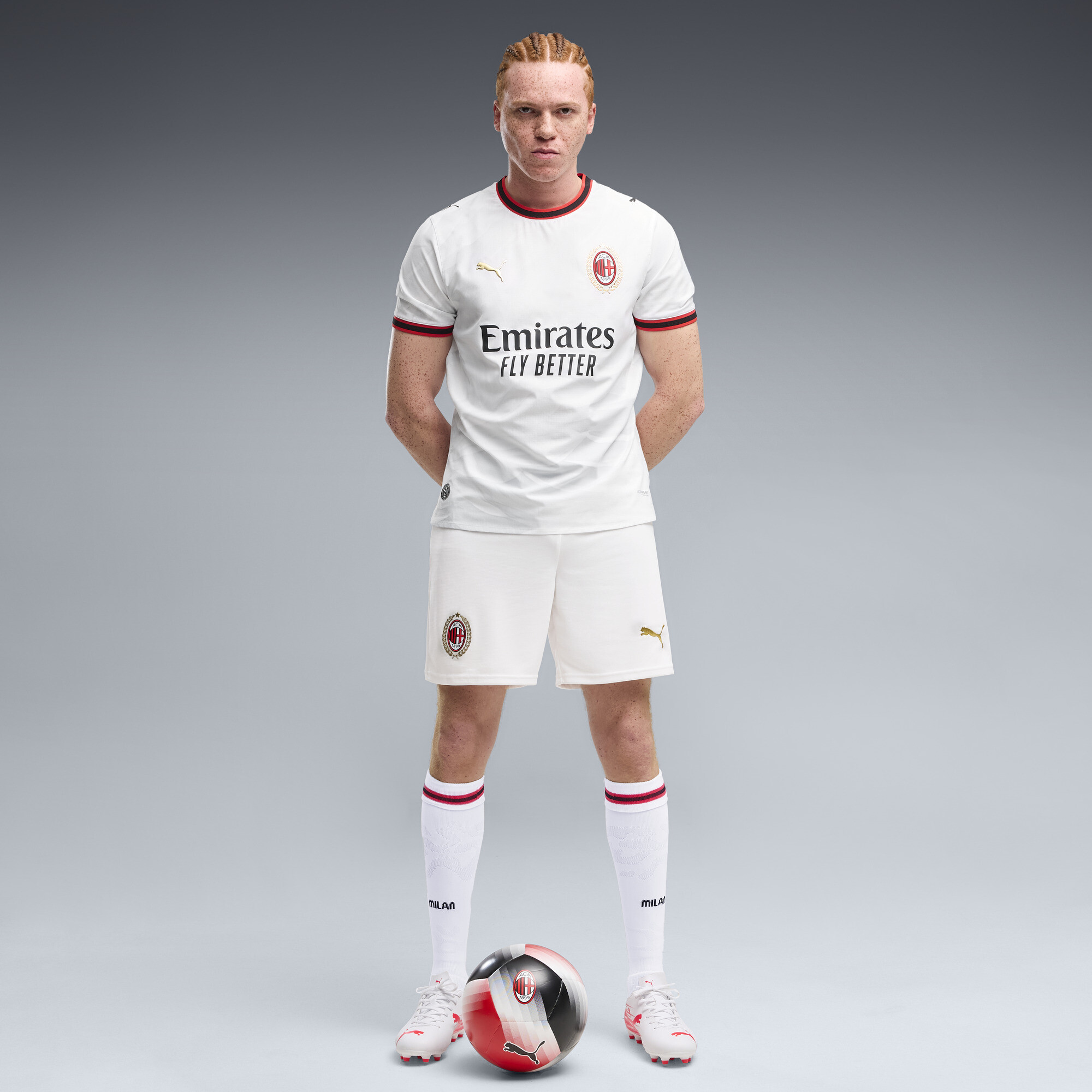 PUMA Short 2627 AC Milan Homme Accessoires Blanc S 45$