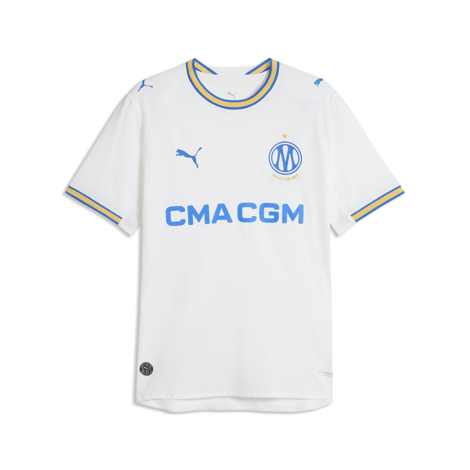 PUMA Olympique de Marseille 26/27 authentiek thuisshirt voor Heren, Blauw/Wit, Maat 3XL