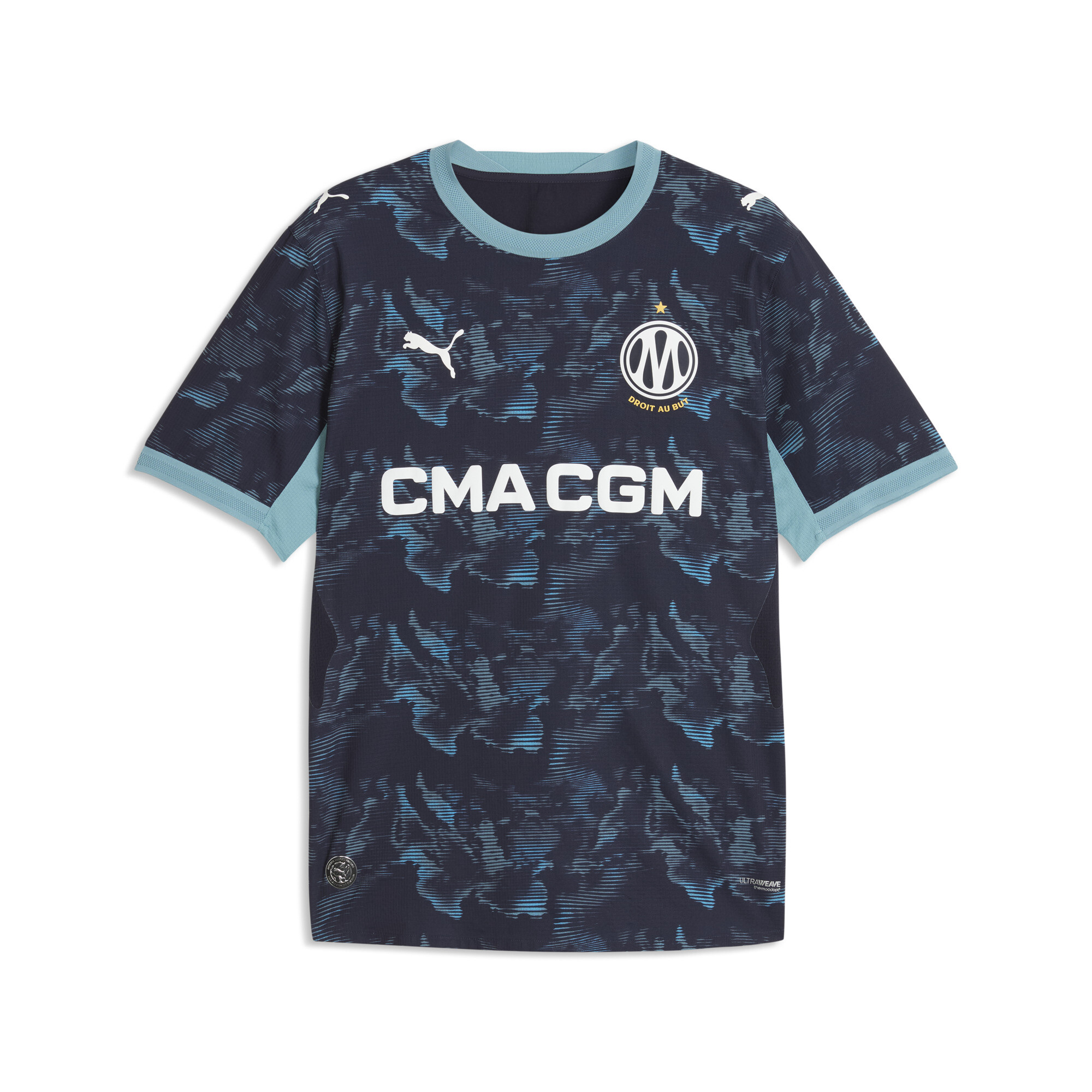 PUMA Olympique de Marseille 26/27 Authentic Auswärtstrikot Herren, Accessoires, Blau, XXL