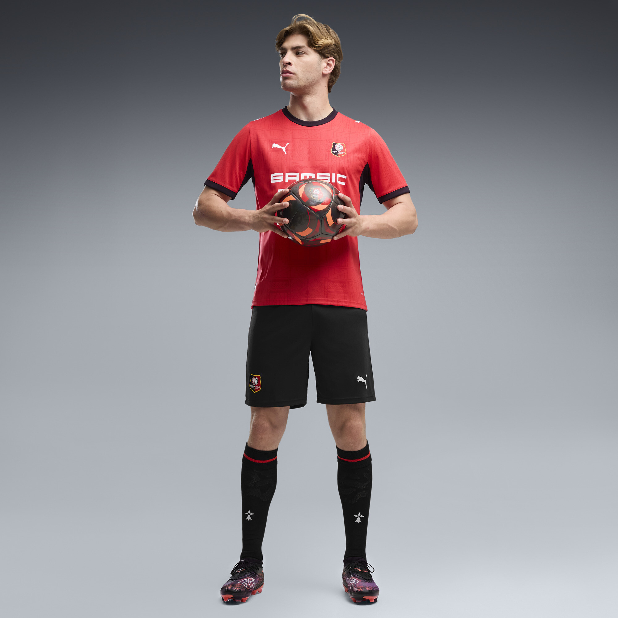 PUMA Short 2627 Stade Rennais FC Homme Vêtements