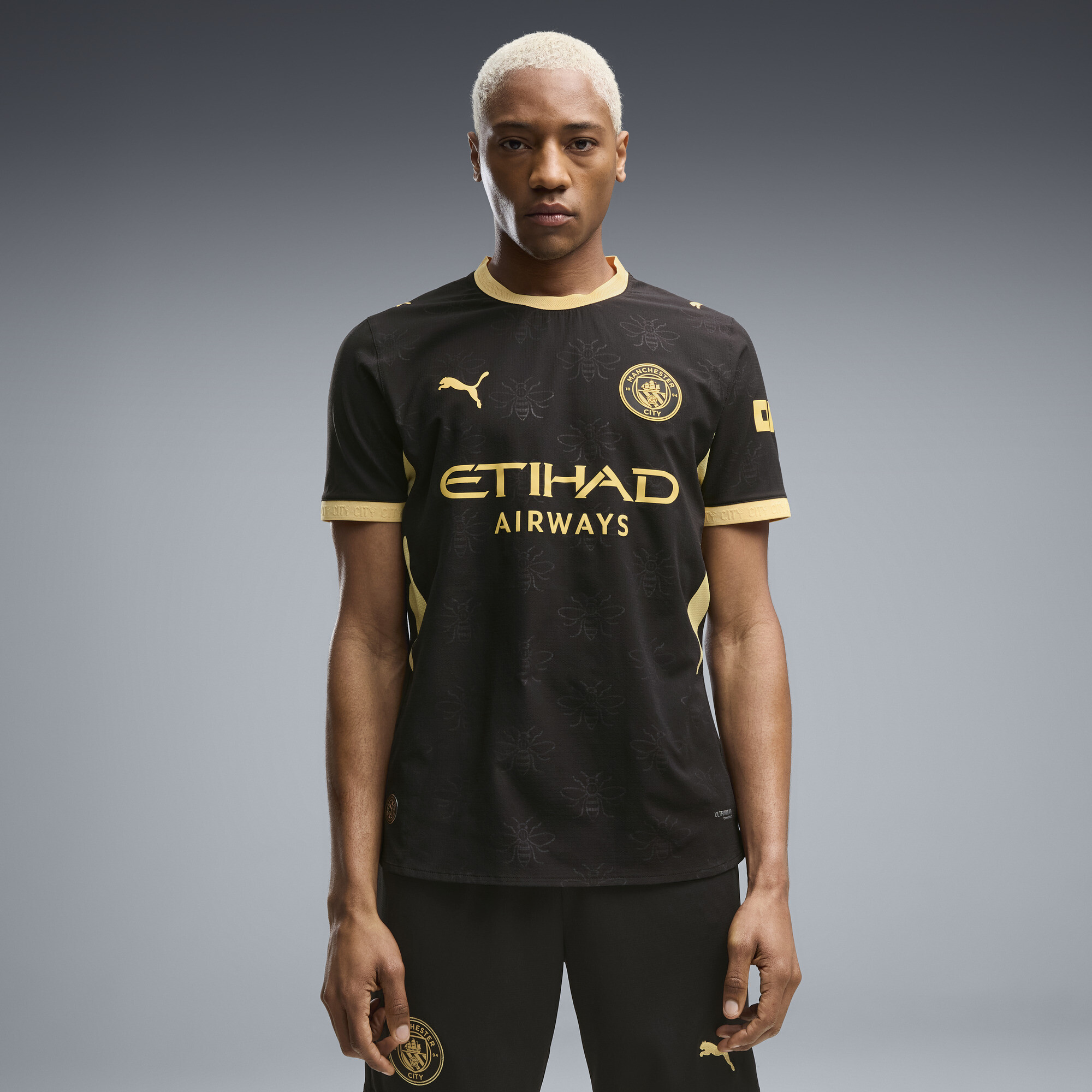 PUMA Manchester City 26/27 Authentic Auswärtstrikot Herren, Accessoires, Schwarz, XXL