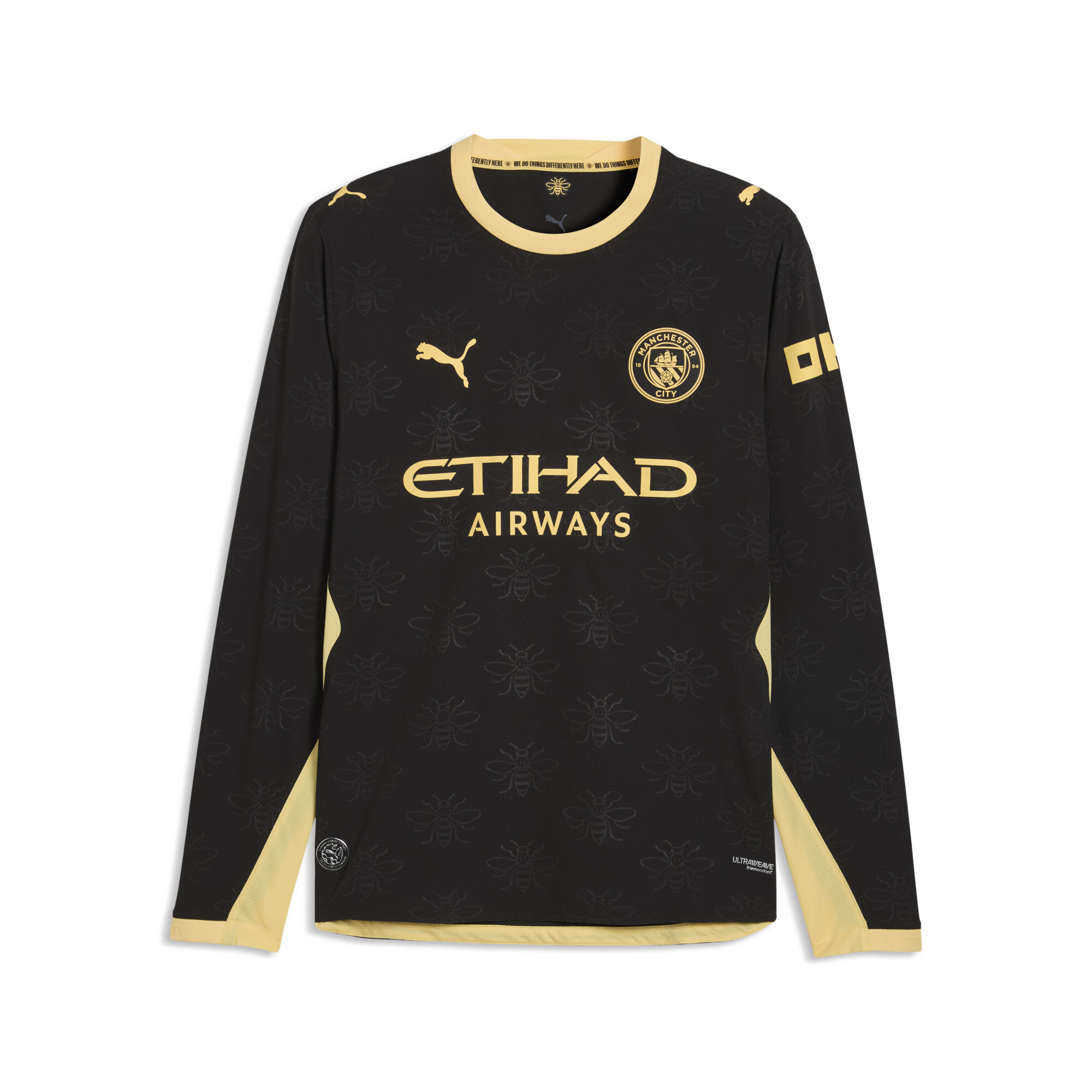 PUMA Maillot manches longues Authentic Away 2627 Manchester City Homme Accessoires Noir S 160$