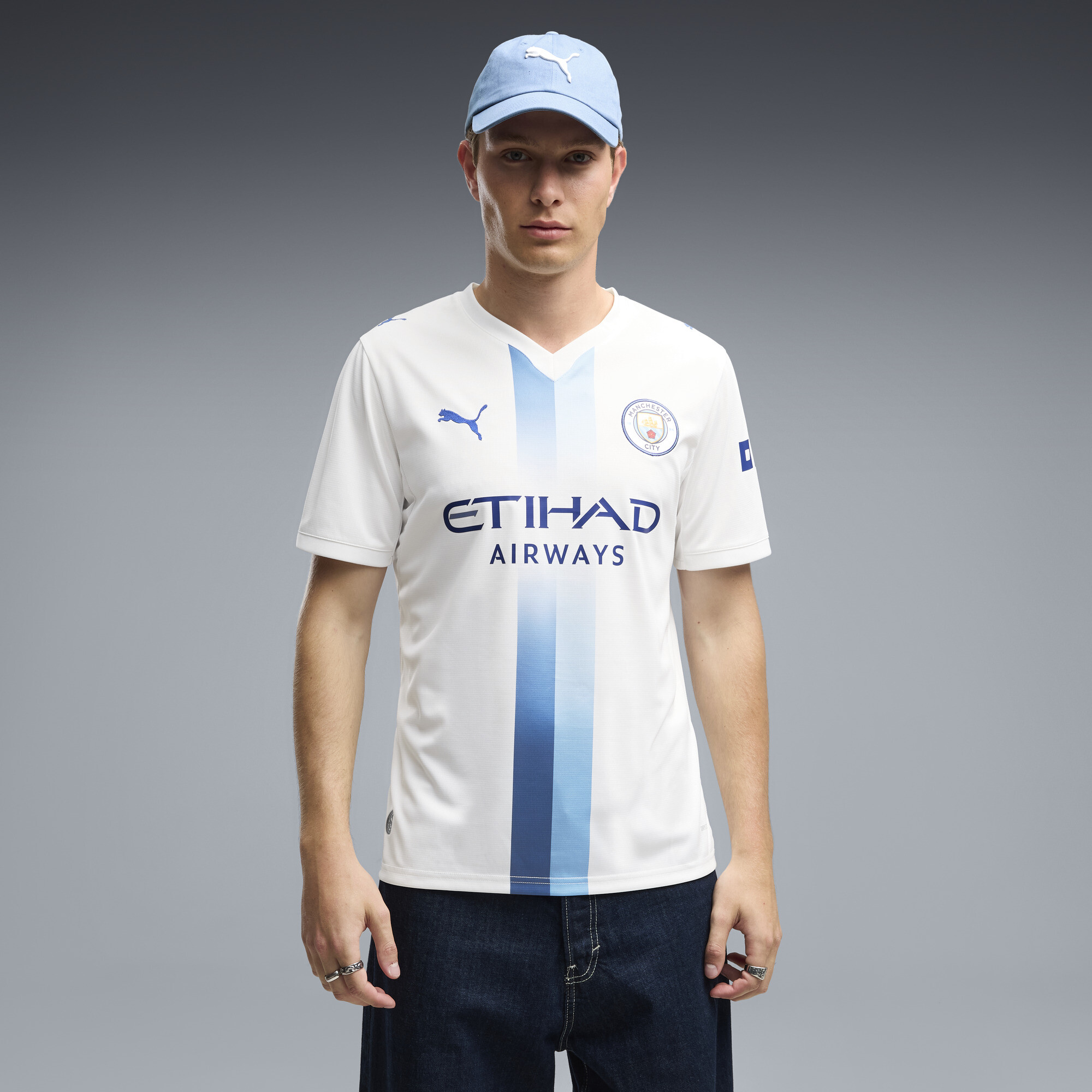 PUMA Manchester City 26/27 Ausweichtrikot Herren, Kleidung, Weiß, XXL