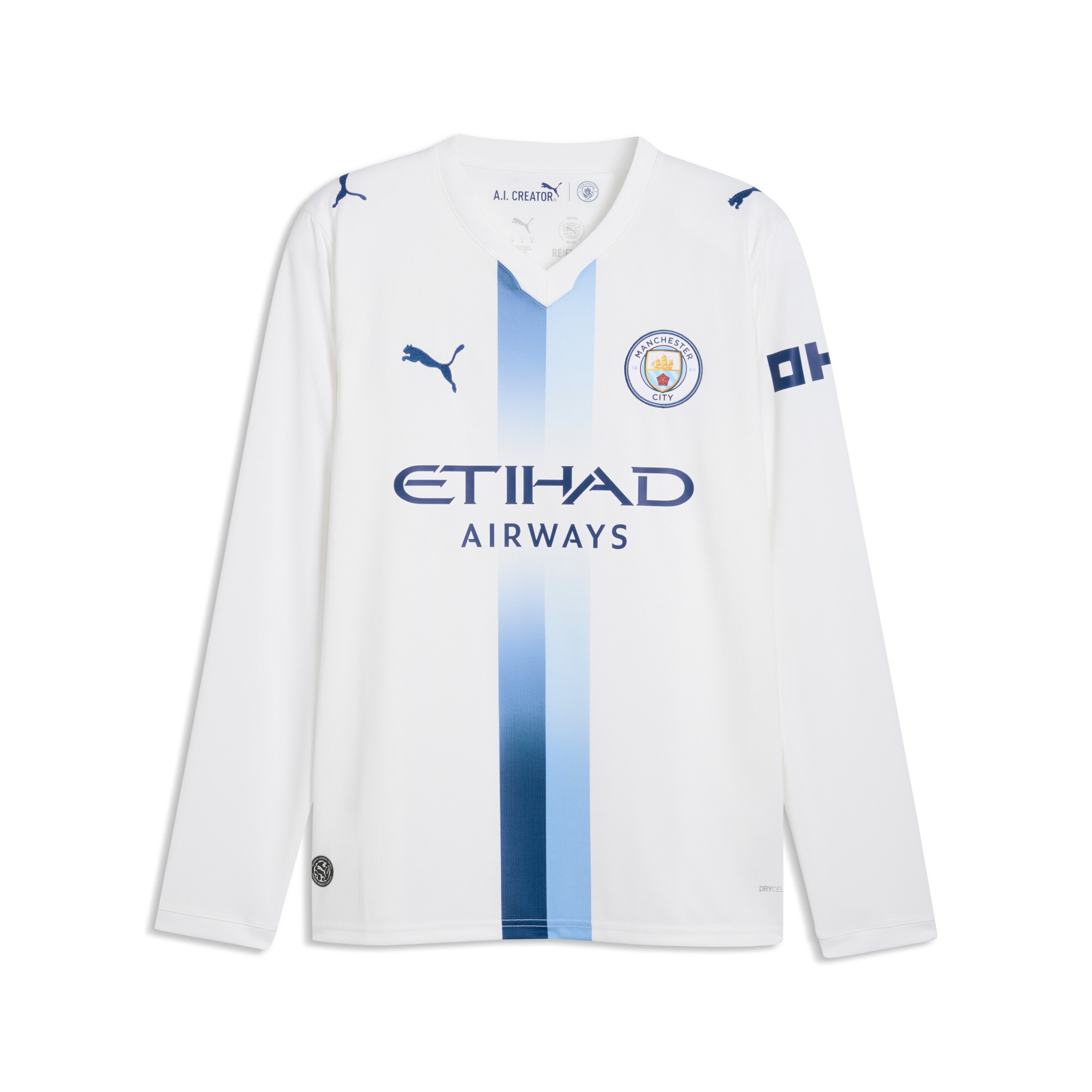 PUMA Manchester City 26/27 Langarm-Ausweichtrikot Herren, Accessoires, Weiß, XXL