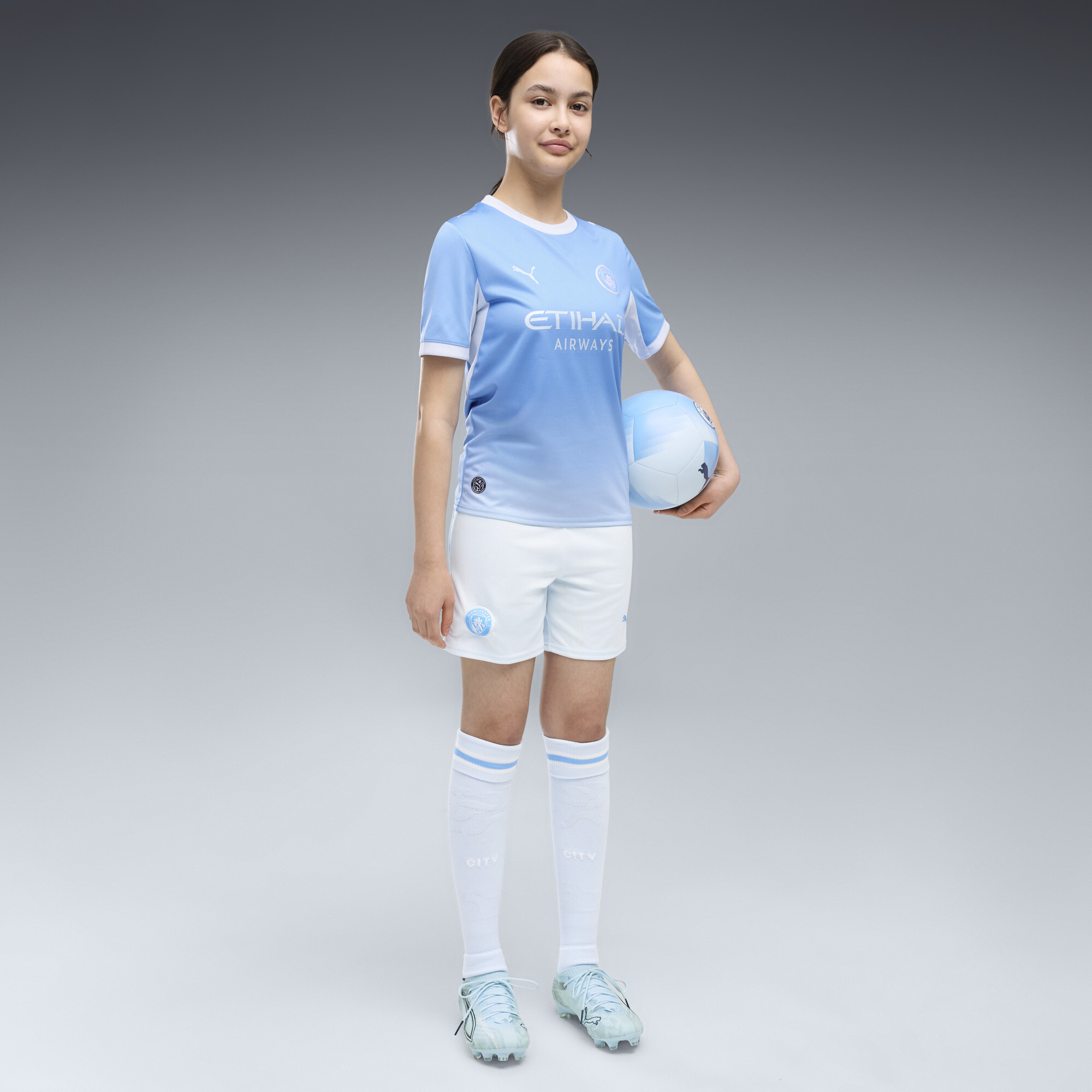 PUMA Short 2627 Manchester City Enfant et Adolescent Vêtements 13 14Y