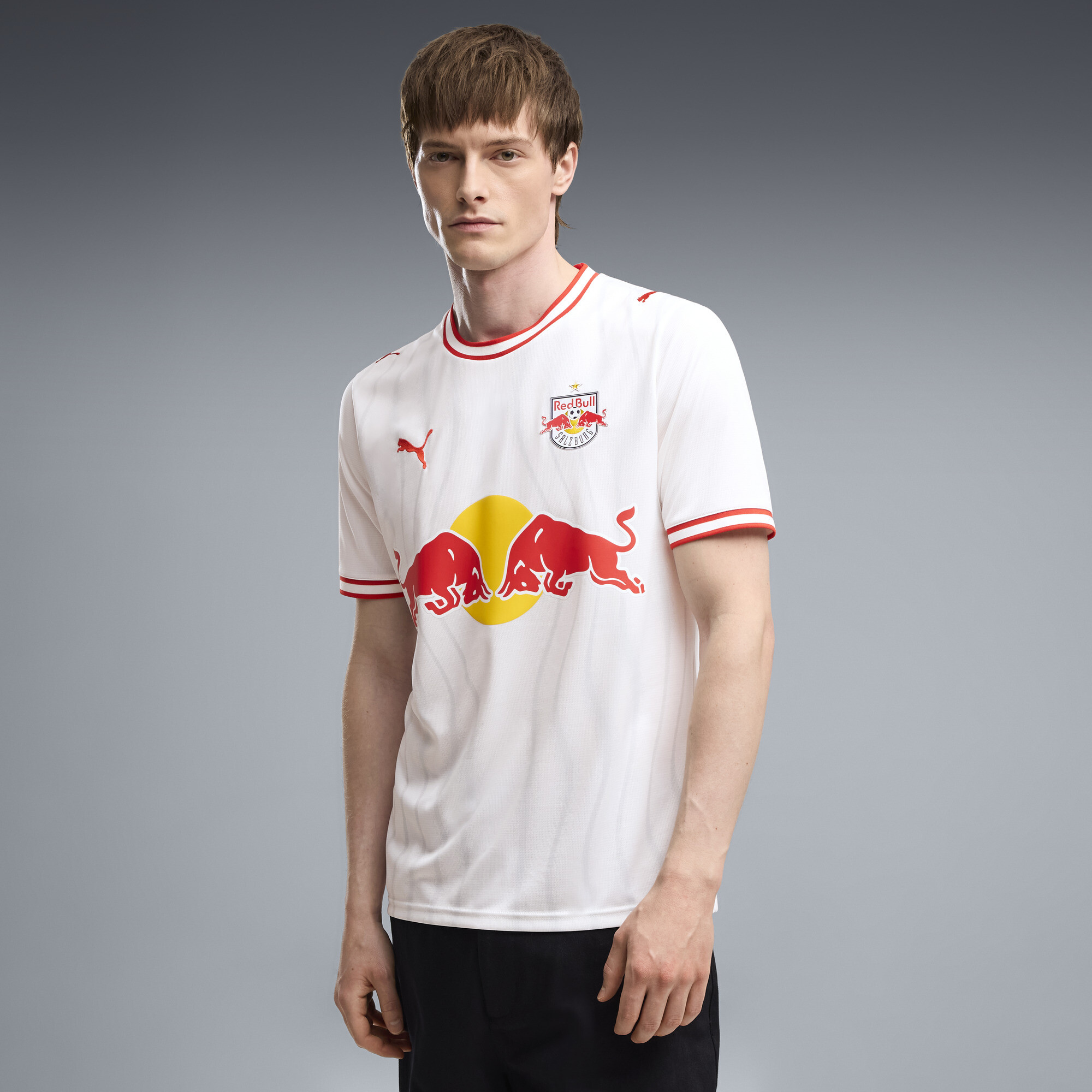 PUMA Męska koszulka domowa FC Czerwony Bull Salzburg 26/27, Odzież, Biały, XXL