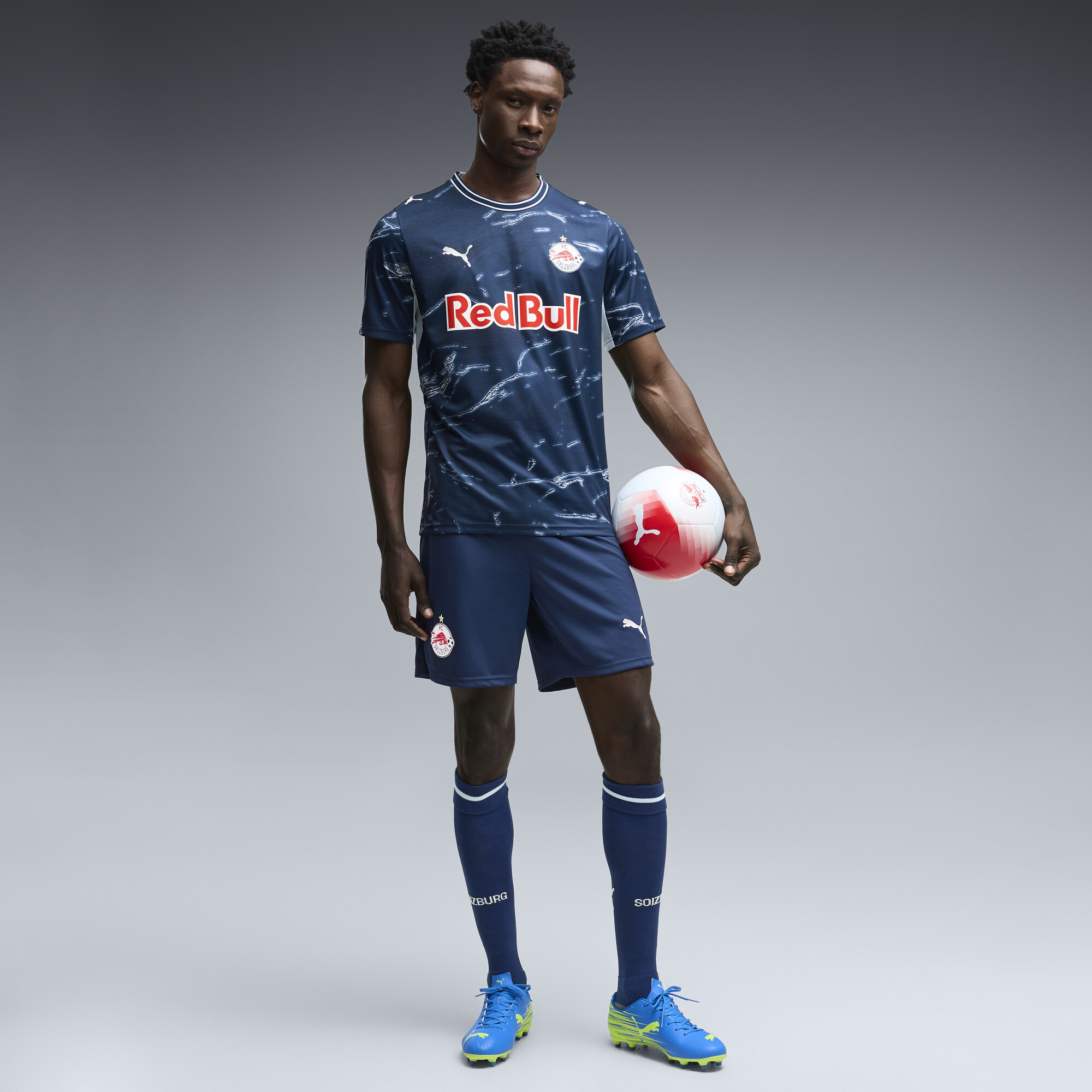 PUMA FC Rot Bull Salzburg 26/27 Shorts Herren, Kleidung, Blau, XXL