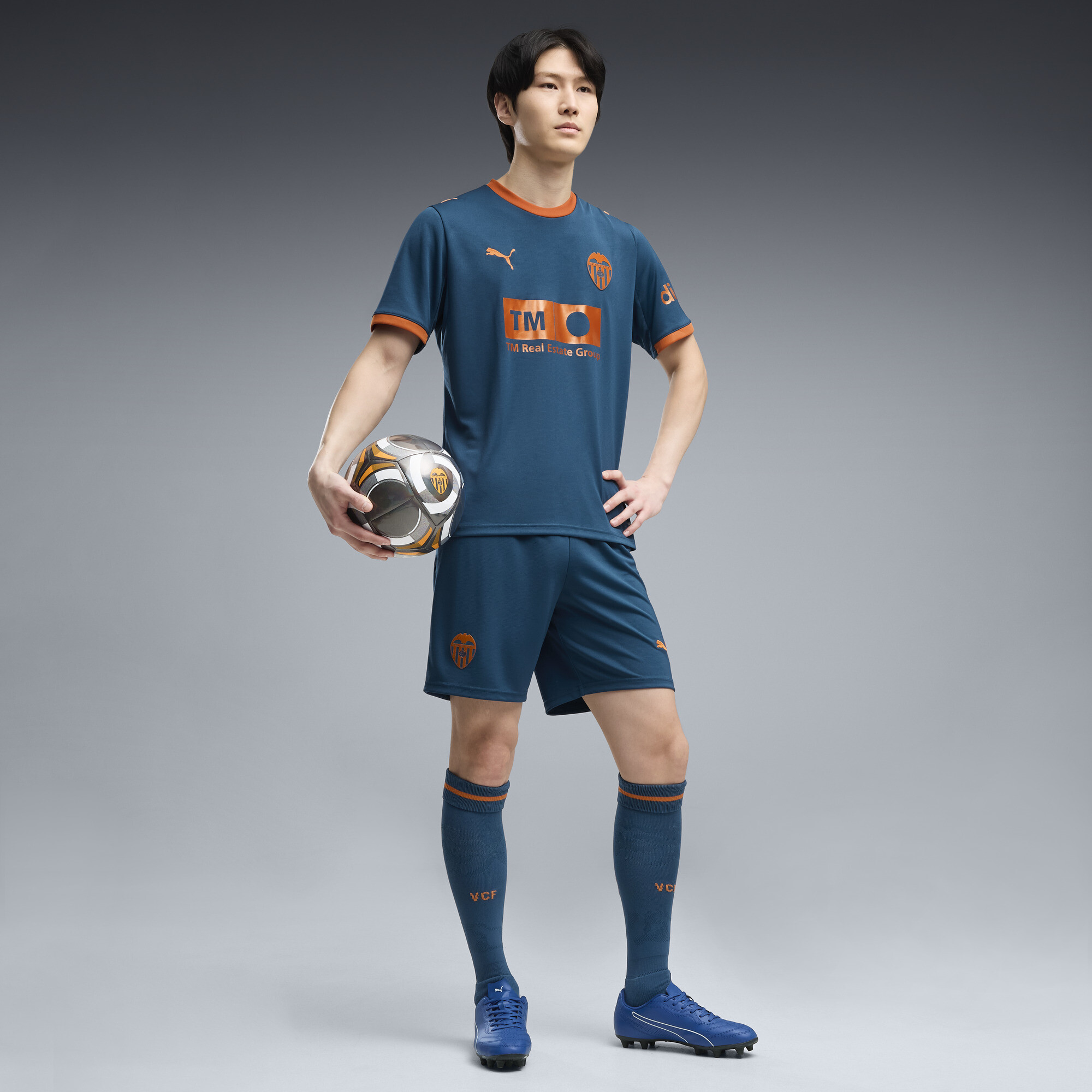 PUMA Short 2627 Valencia CF Homme Vtements Bleu M 45$