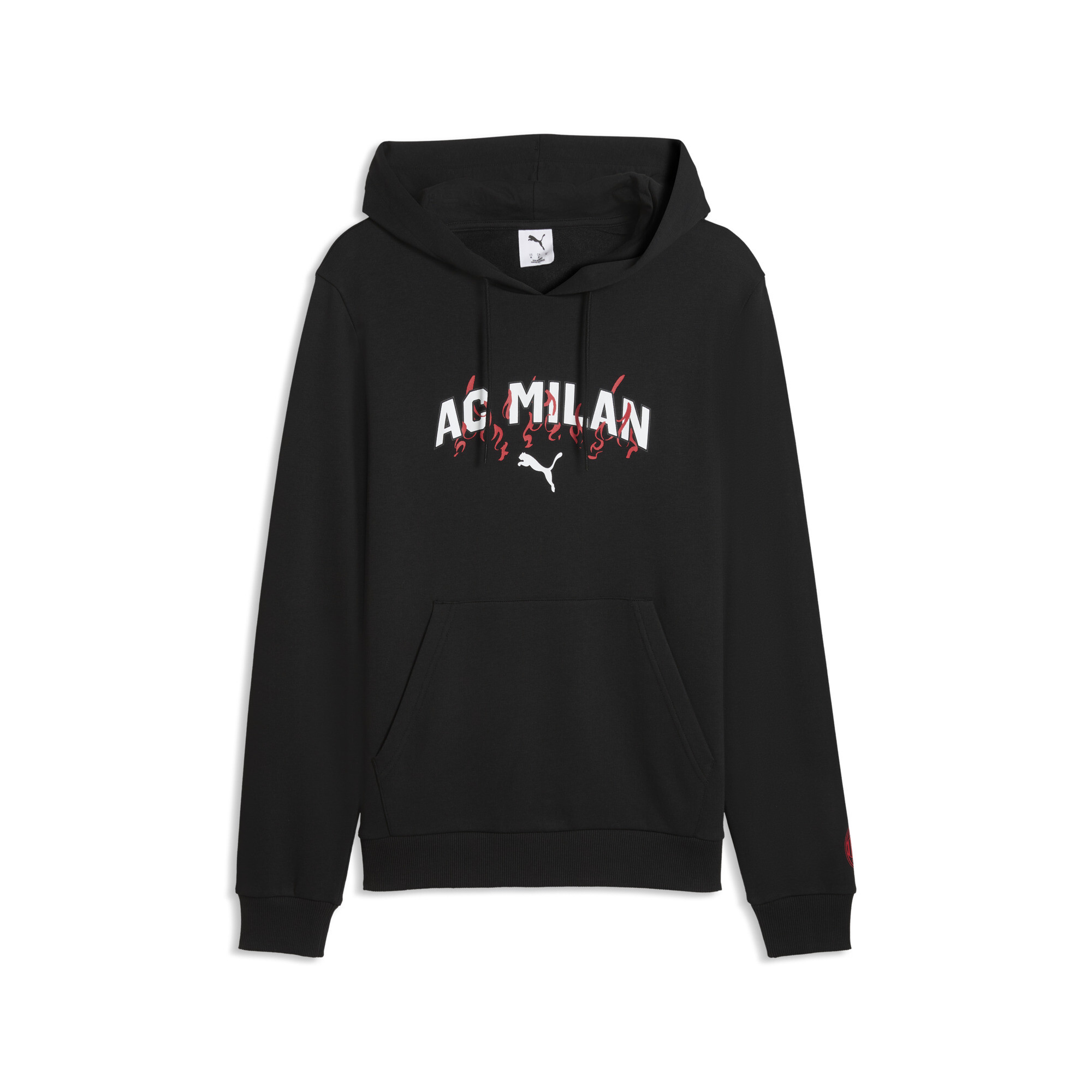 PUMA AC Milan FtblCulture hoodie voor Heren, Zwart/Wit, Maat S