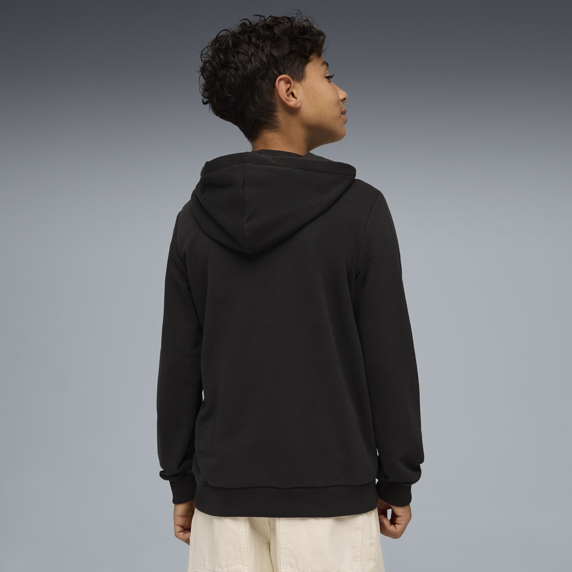 PUMA AC Milan FtblCulture hoodie, Zwart/Wit, Maat 7-8Y thumbnail 2