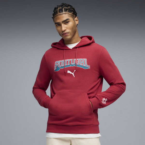 Buzo PUMA con capucha Portugal ftblCULTURE para Hombre En Club Rojo/Blanco