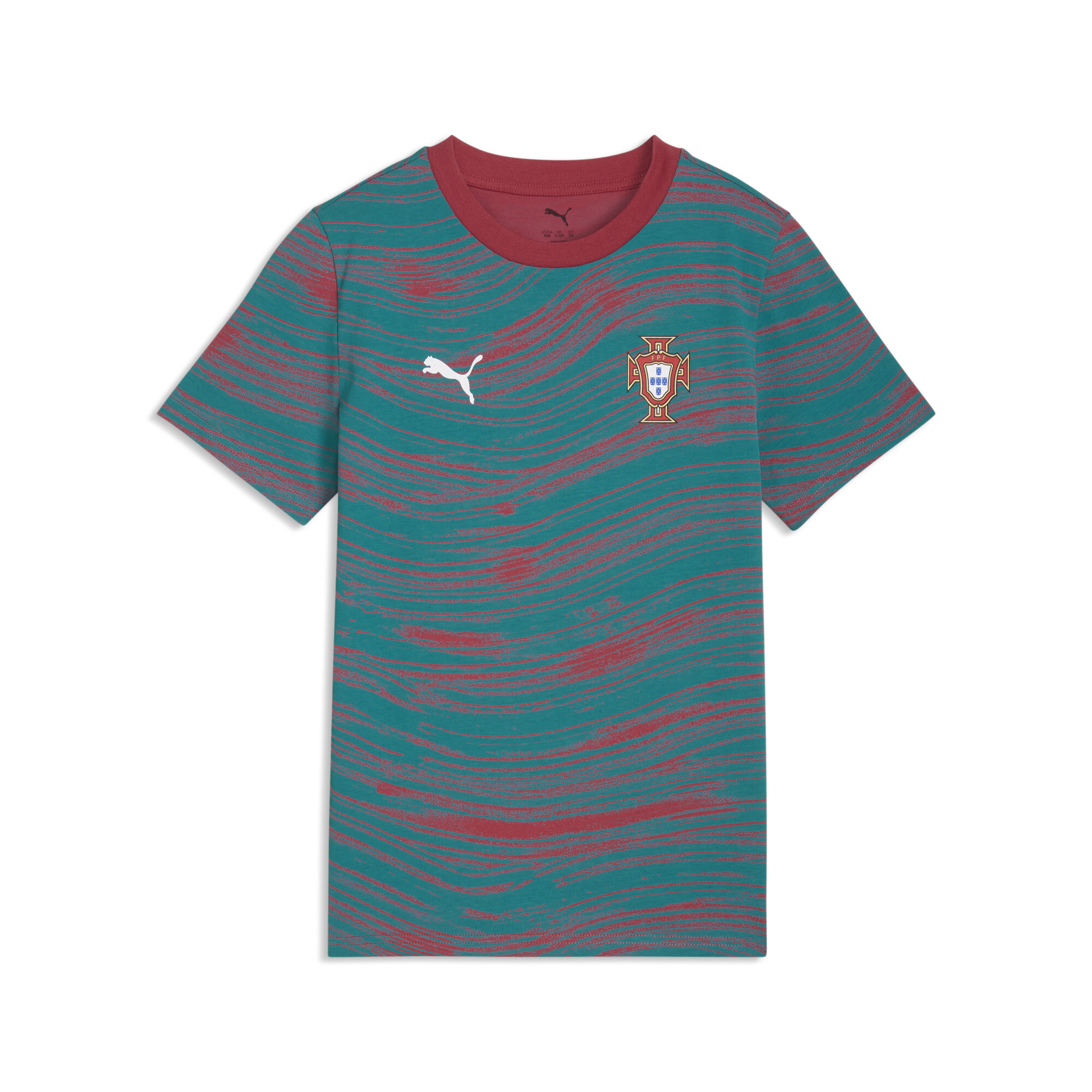 PUMA T shirtà imprimés ftblCulture Portugal Enfant et Adolescent Accessoires 15 16Y - vue 1
