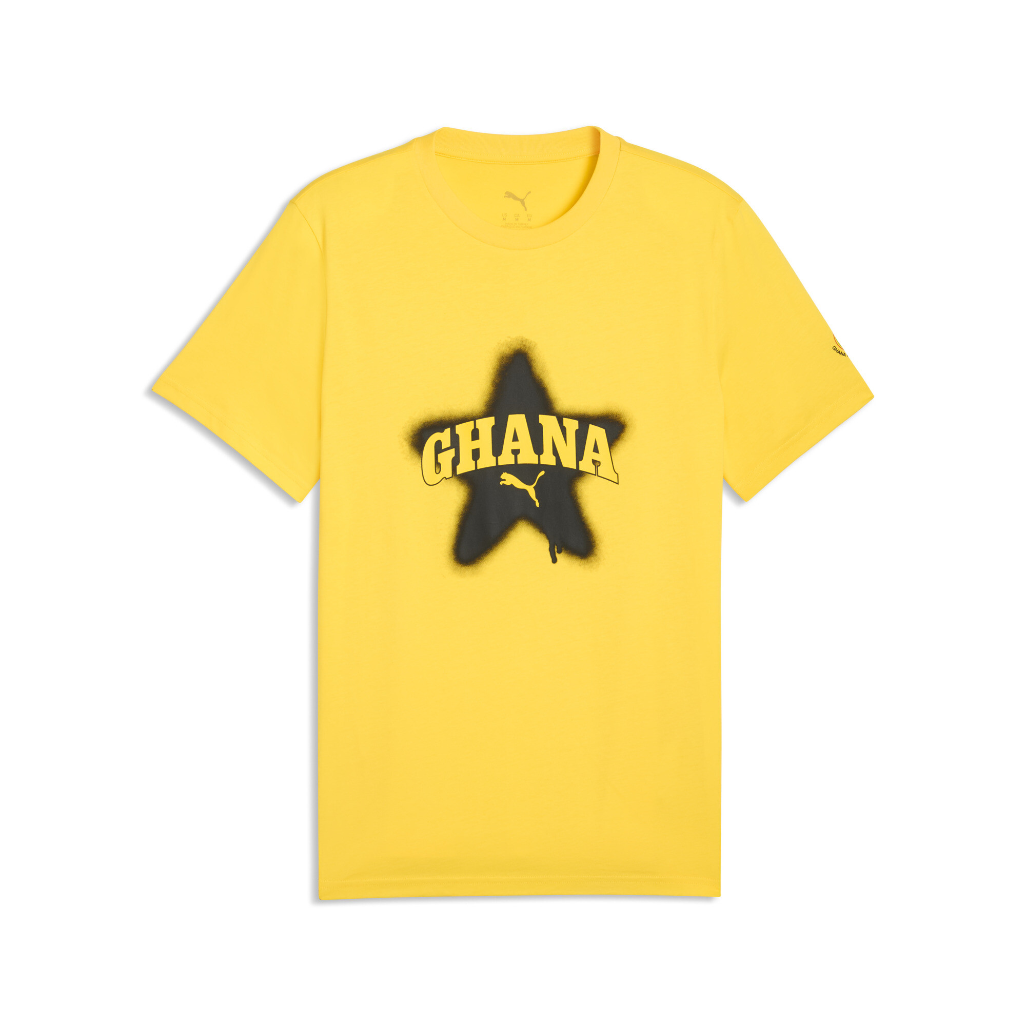 PUMA T shirt ftblCulture Ghana Homme Accessoires Jaune - vue 1