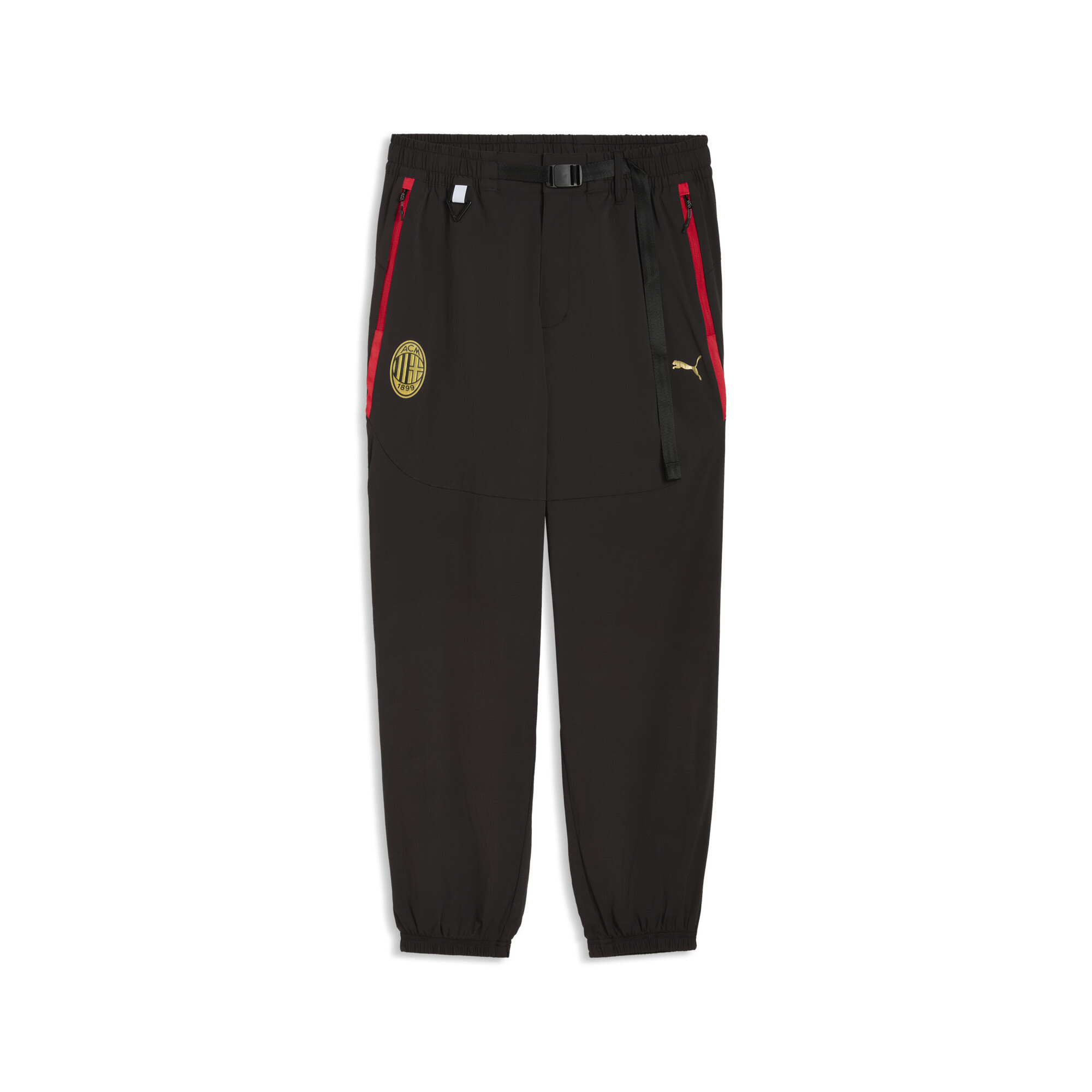 AC Milan PUMATECH Winterized relaxte broek voor Heren, Zwart, Maat L